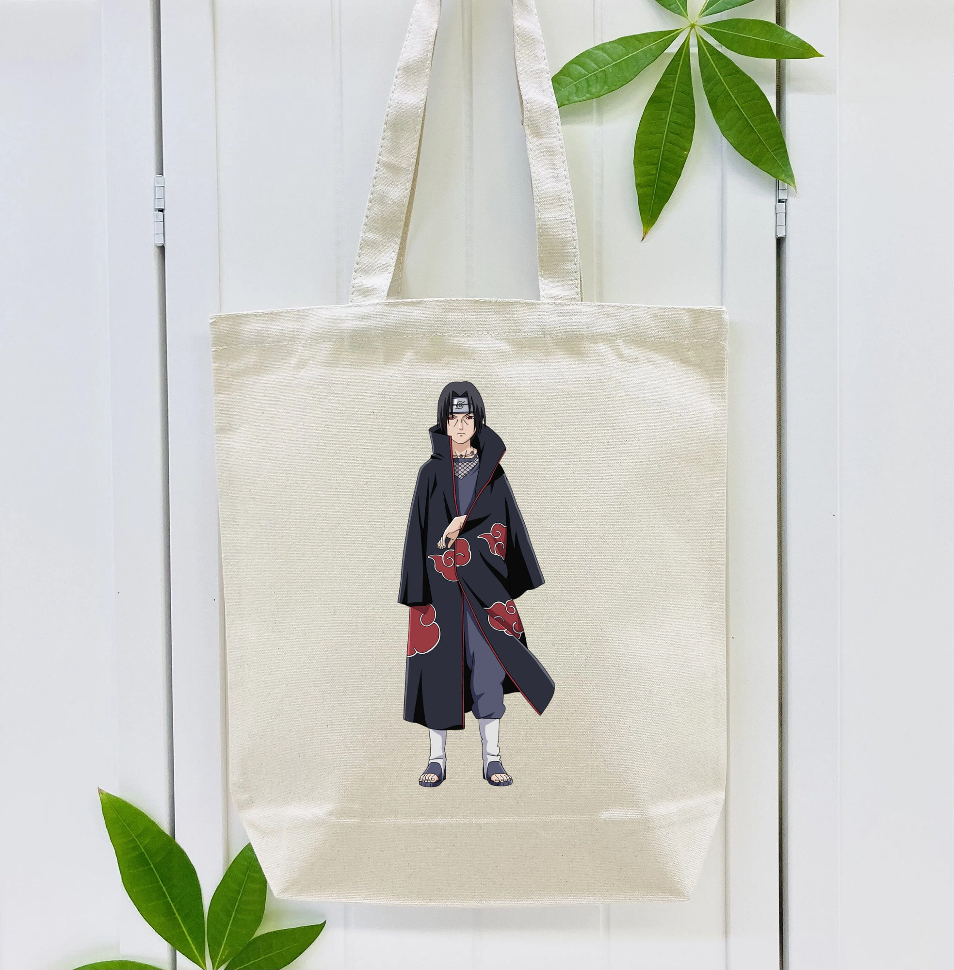 NARUTO -ナルト- うちは イタチ Uchiha Itachi 縦型キャンバス生地手提げバッグ　トートバッグ