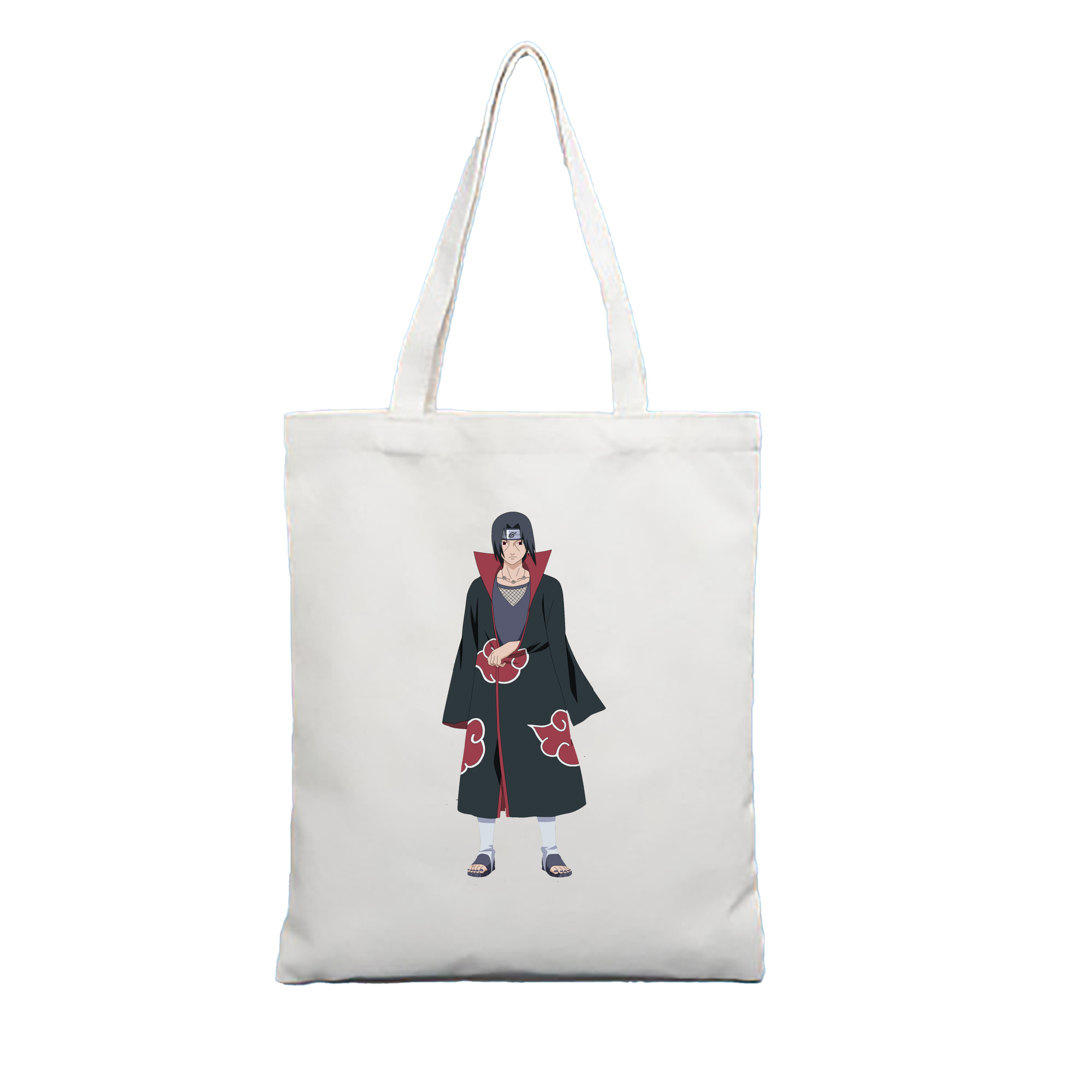 （画像用） NARUTO -ナルト- うちは イタチ Uchiha Itachi 縦型キャンバス生地手提げバッグ　トートバッグ