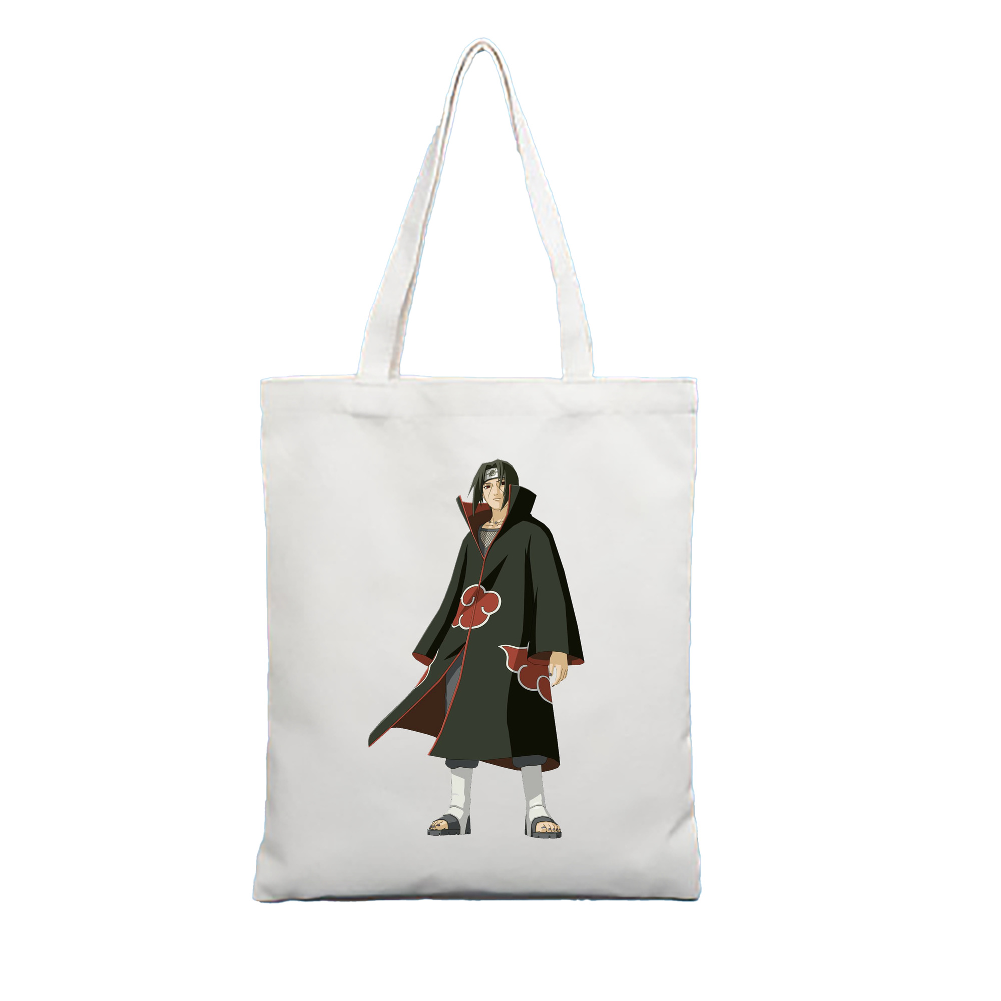 （画像用） NARUTO -ナルト- うちは イタチ Uchiha Itachi 縦型キャンバス生地手提げバッグ　トートバッグ