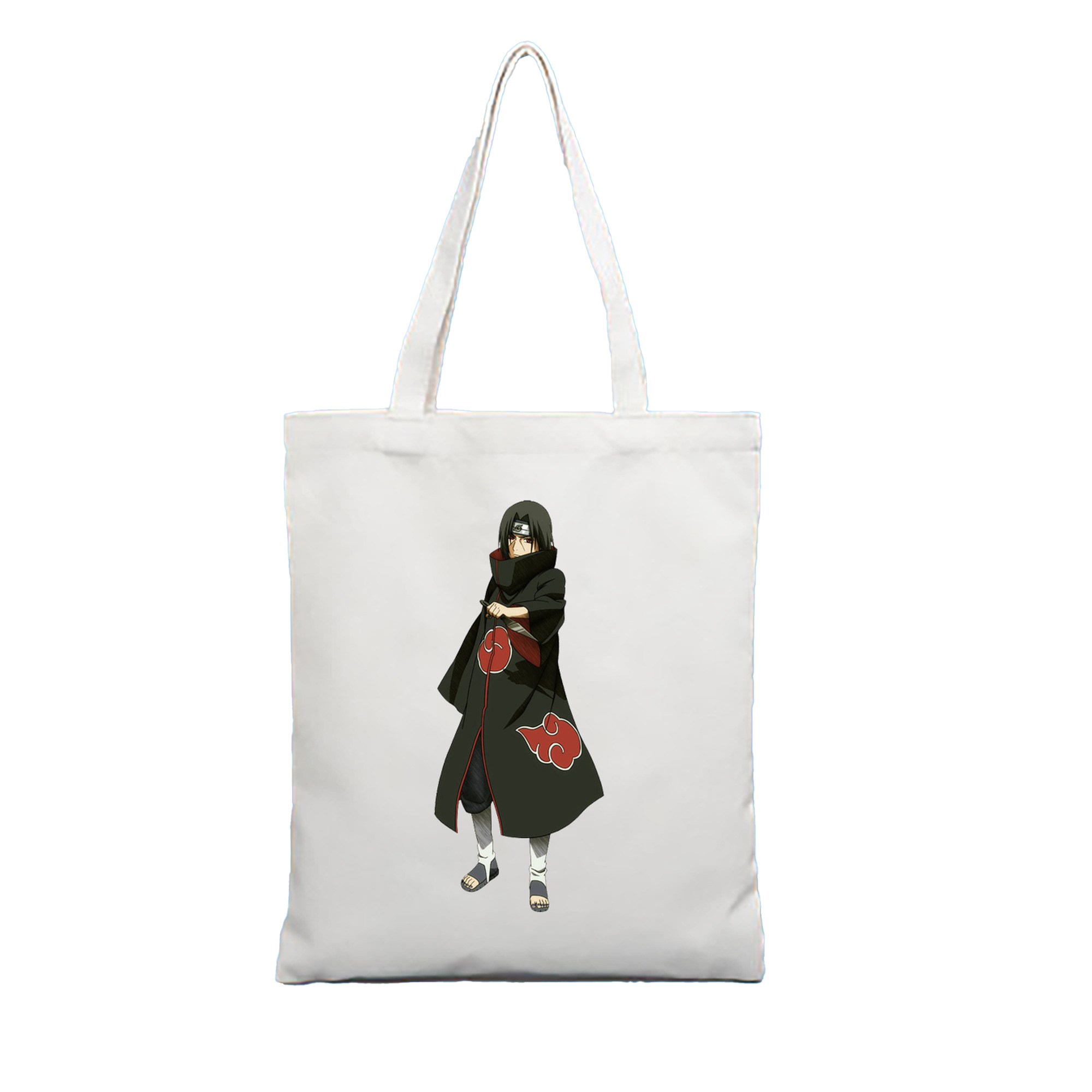 （画像用） NARUTO -ナルト- うちは イタチ Uchiha Itachi 縦型キャンバス生地手提げバッグ　トートバッグ