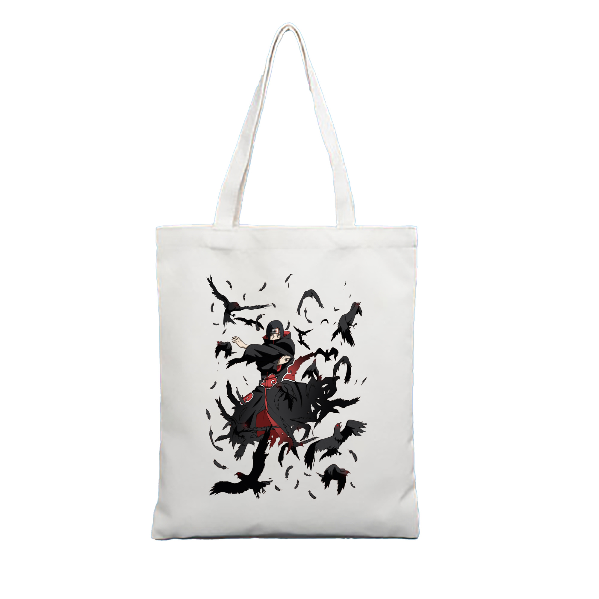 （画像用） NARUTO -ナルト- うちは イタチ Uchiha Itachi 縦型キャンバス生地手提げバッグ　トートバッグ