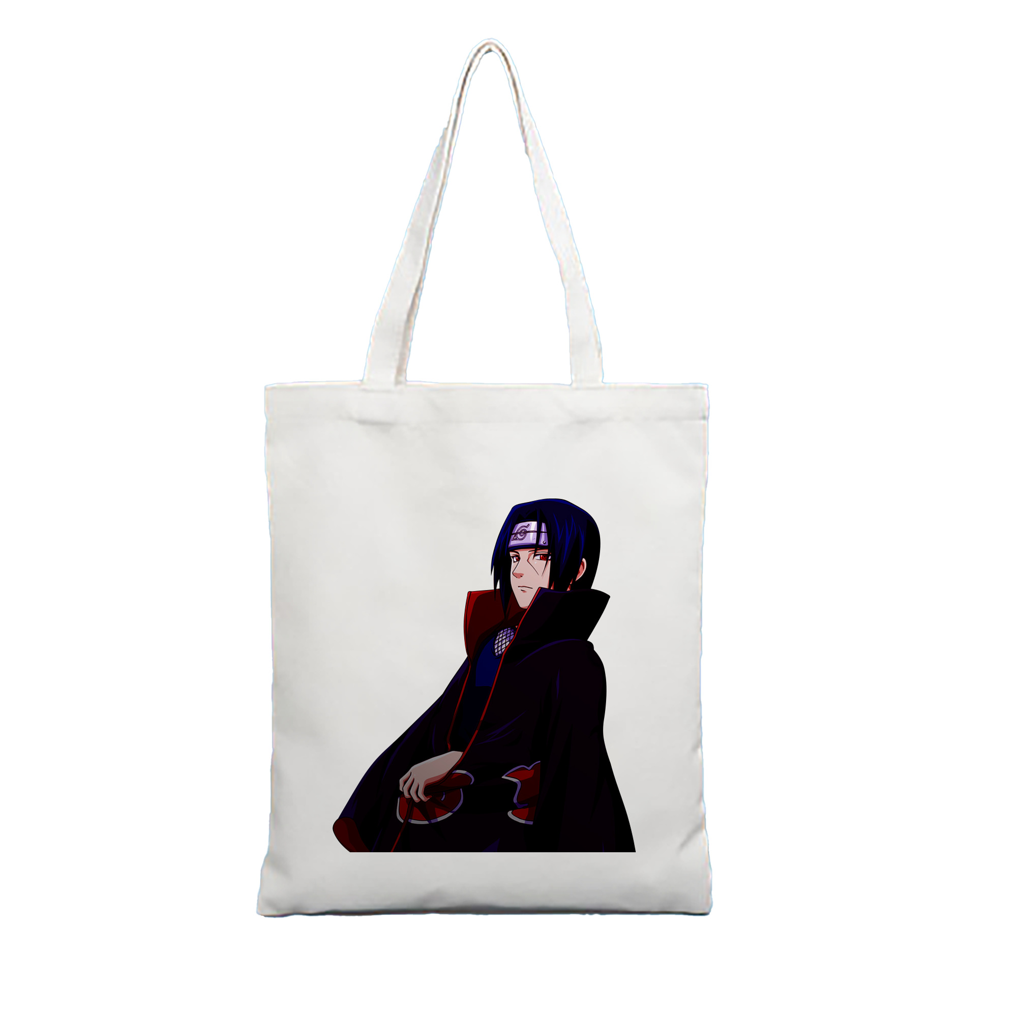 （画像用） NARUTO -ナルト- うちは イタチ Uchiha Itachi 縦型キャンバス生地手提げバッグ　トートバッグ