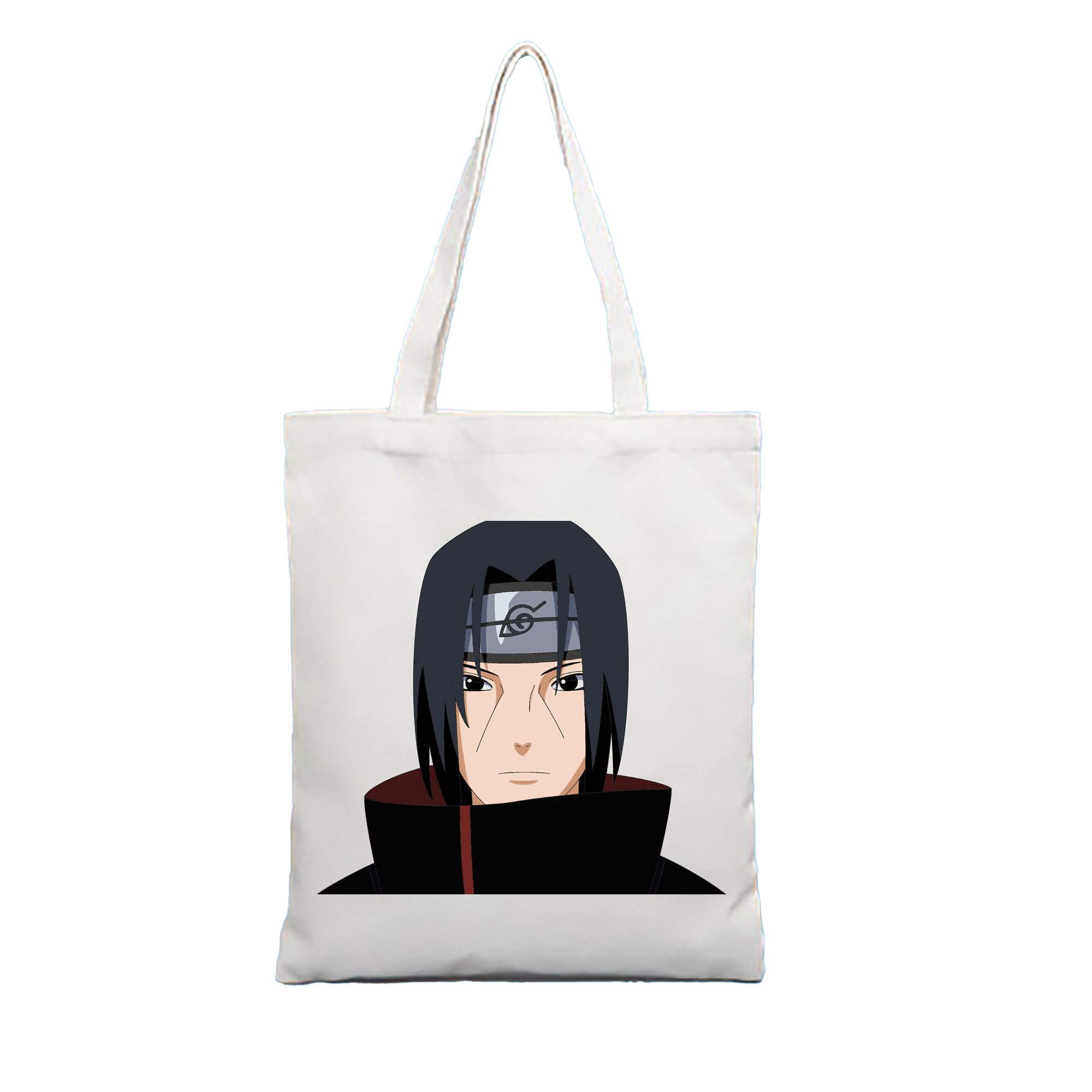 （画像用） NARUTO -ナルト- うちは イタチ Uchiha Itachi 縦型キャンバス生地手提げバッグ　トートバッグ