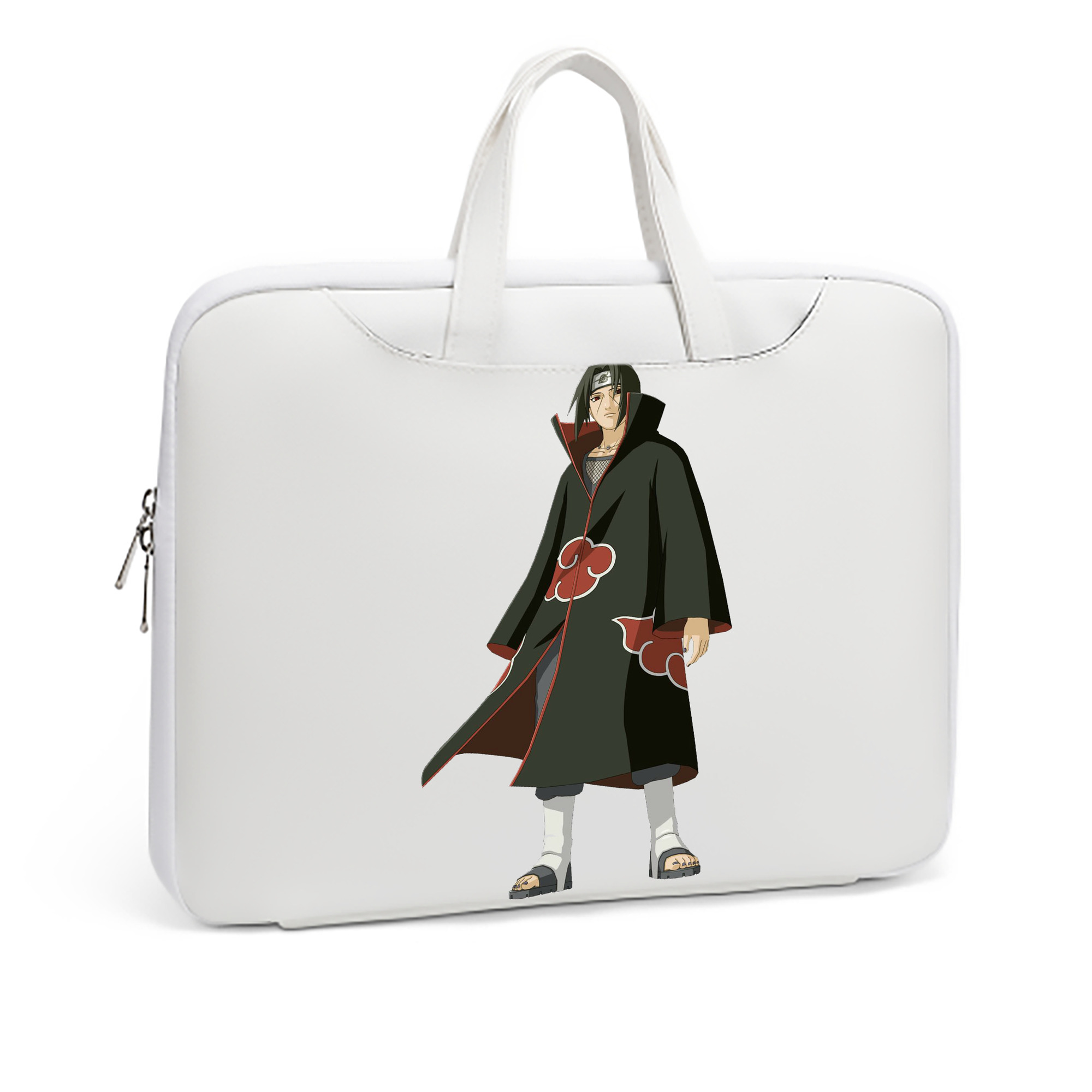 （画像用） NARUTO -ナルト- うちは イタチ Uchiha Itachi レザーラップトップバッグ　ノートパソコンケース