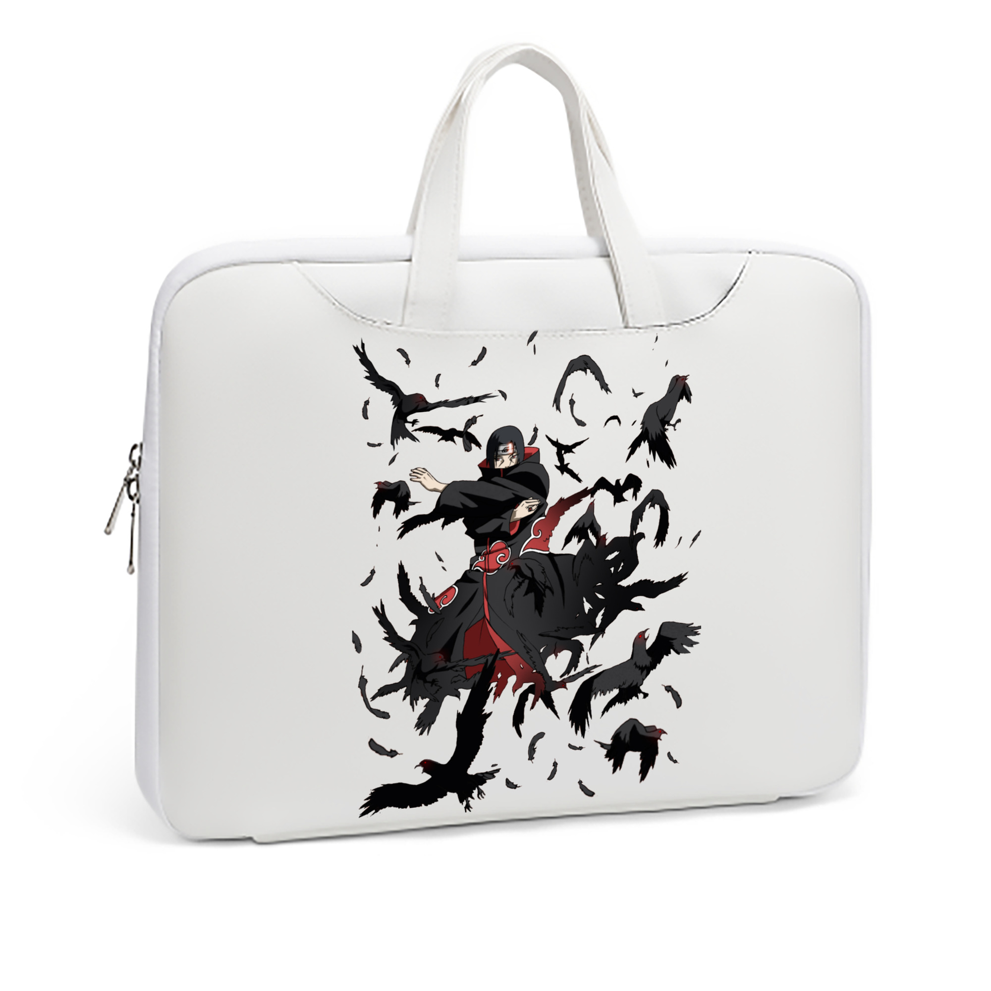（画像用） NARUTO -ナルト- うちは イタチ Uchiha Itachi レザーラップトップバッグ　ノートパソコンケース