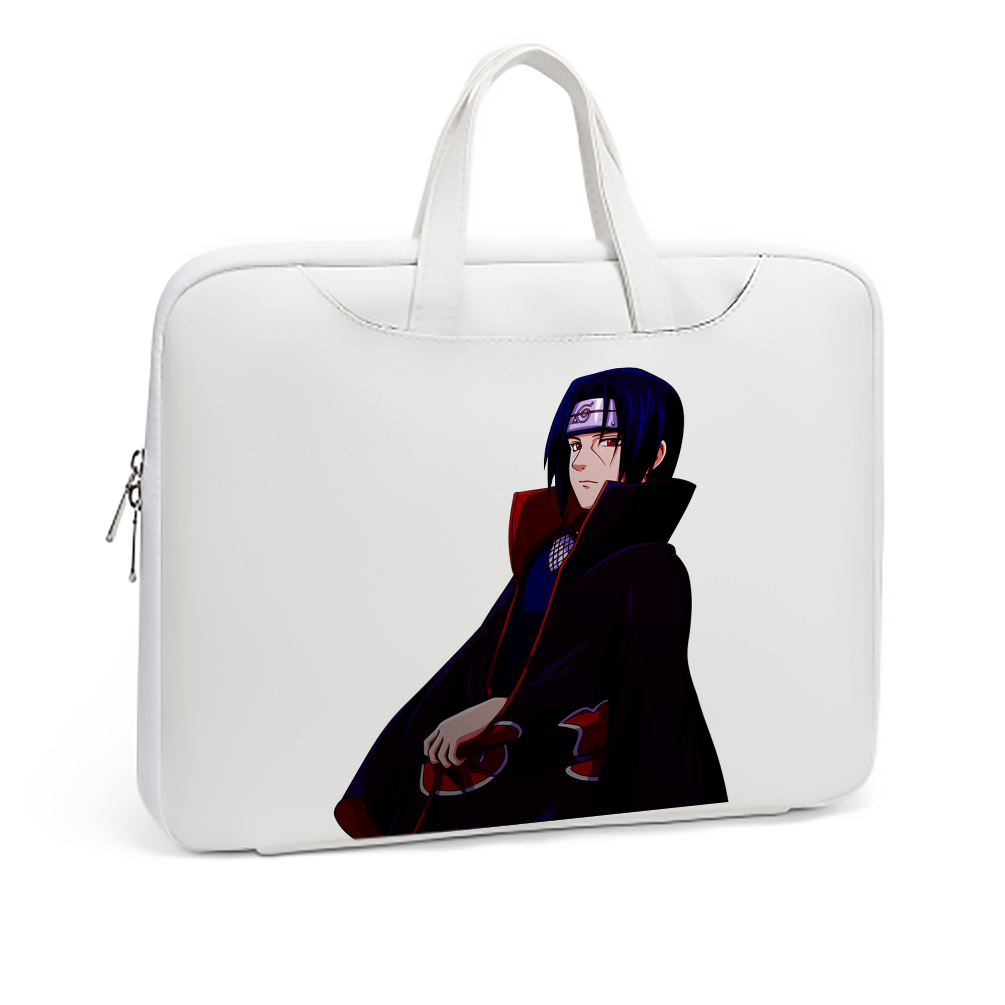（画像用） NARUTO -ナルト- うちは イタチ Uchiha Itachi レザーラップトップバッグ　ノートパソコンケース
