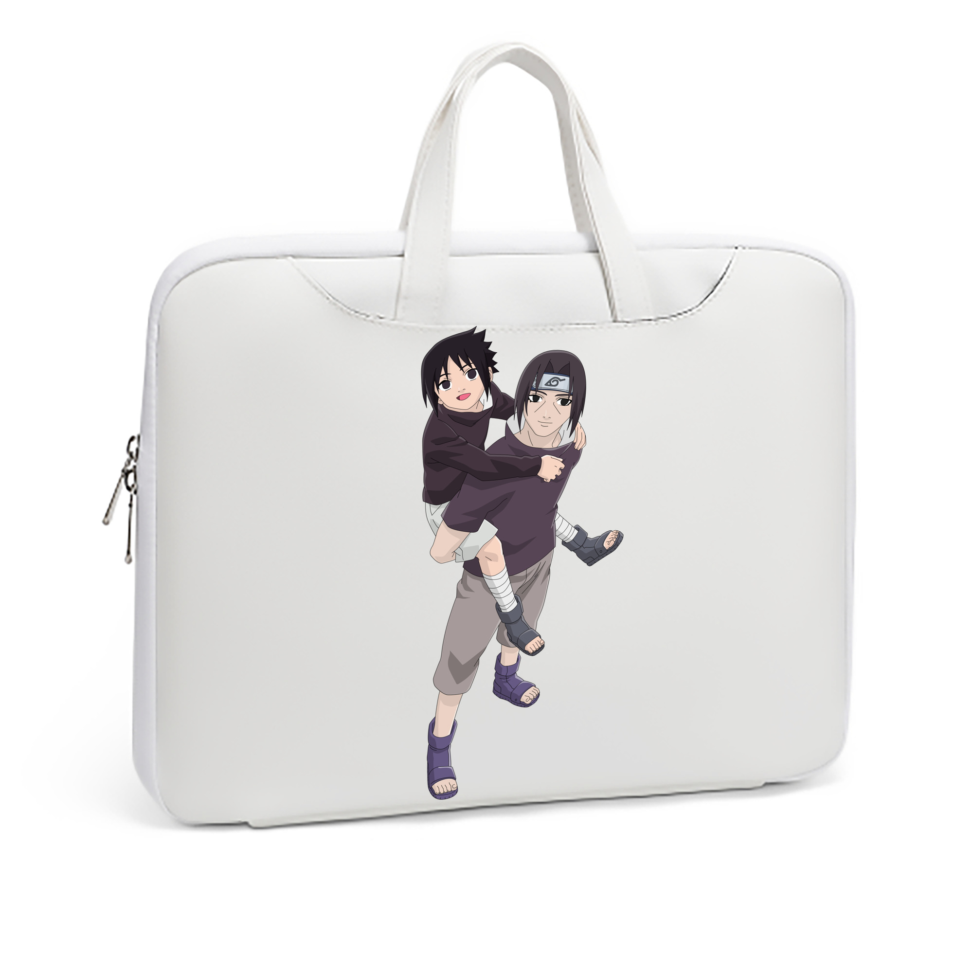 （画像用） NARUTO -ナルト- うちは イタチ Uchiha Itachi レザーラップトップバッグ　ノートパソコンケース