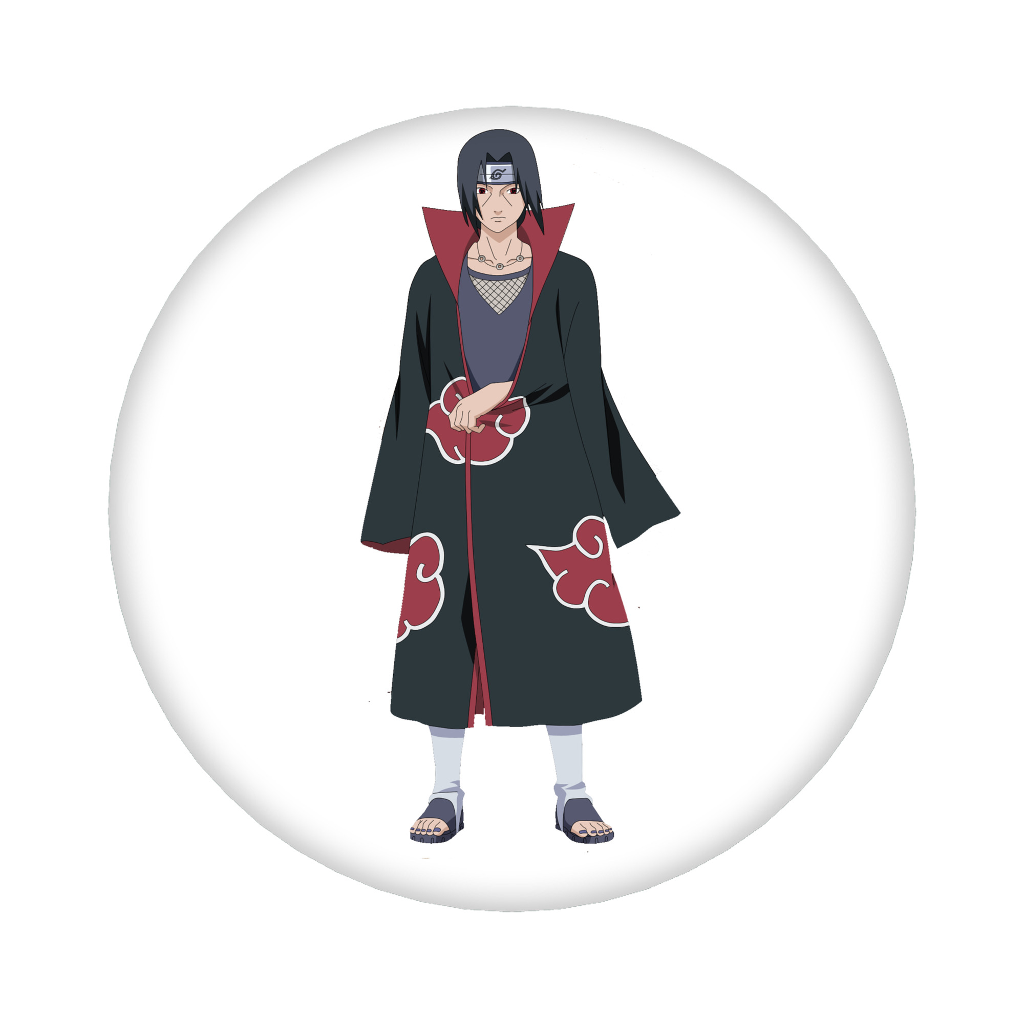 （画像用） NARUTO -ナルト- うちは イタチ Uchiha Itachi 6cm 缶バッジ 複数セット