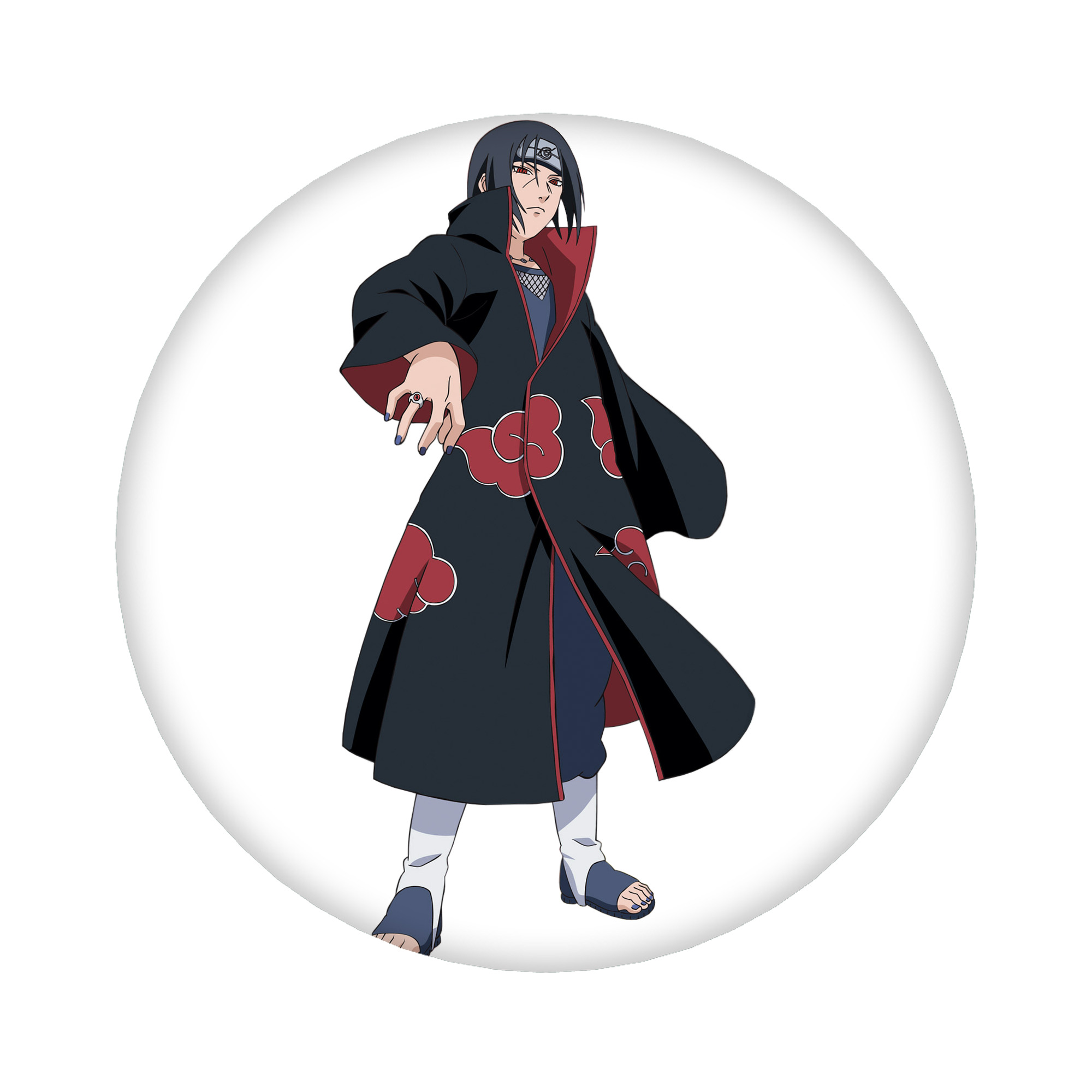 （画像用） NARUTO -ナルト- うちは イタチ Uchiha Itachi 6cm 缶バッジ 複数セット