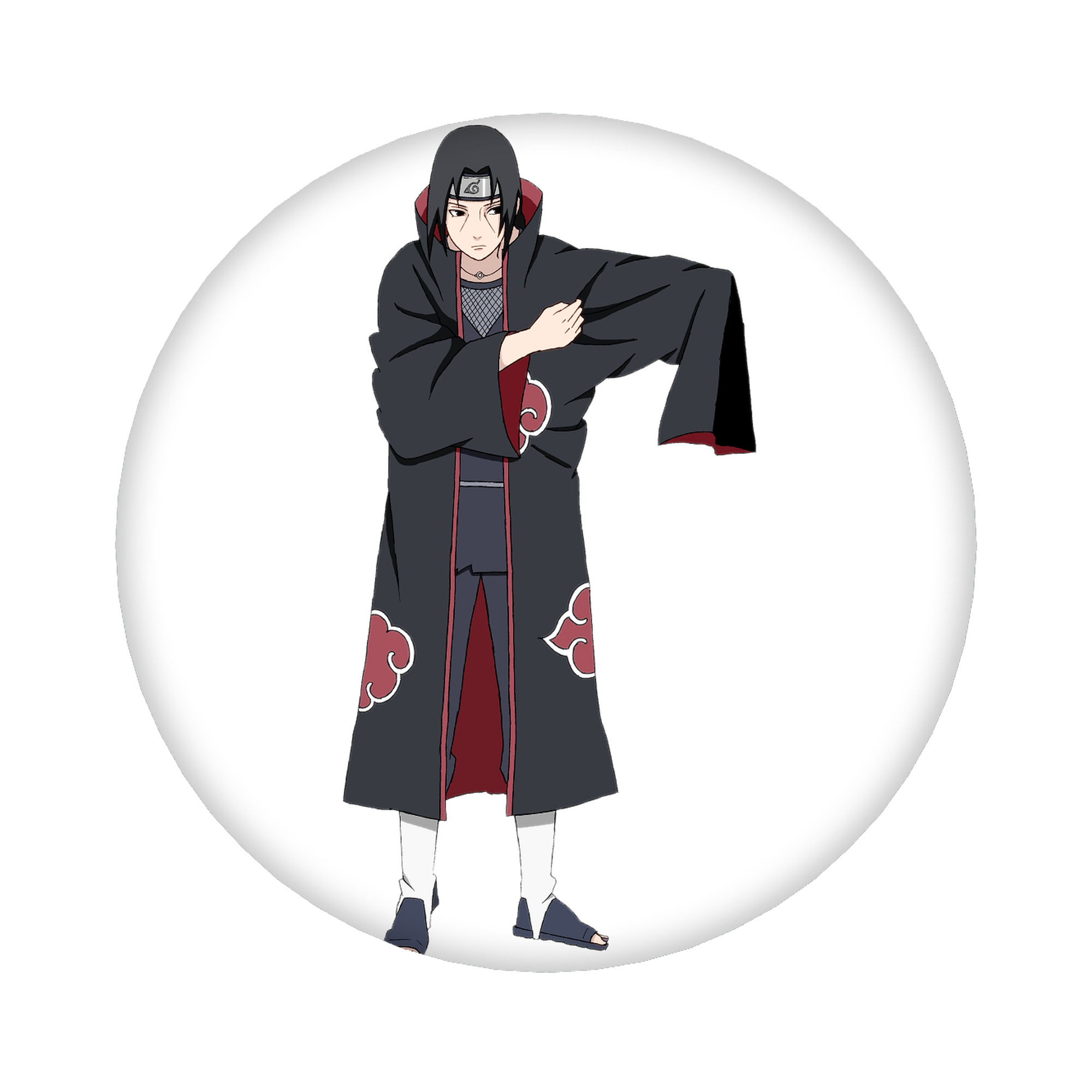 （画像用） NARUTO -ナルト- うちは イタチ Uchiha Itachi 6cm 缶バッジ 複数セット