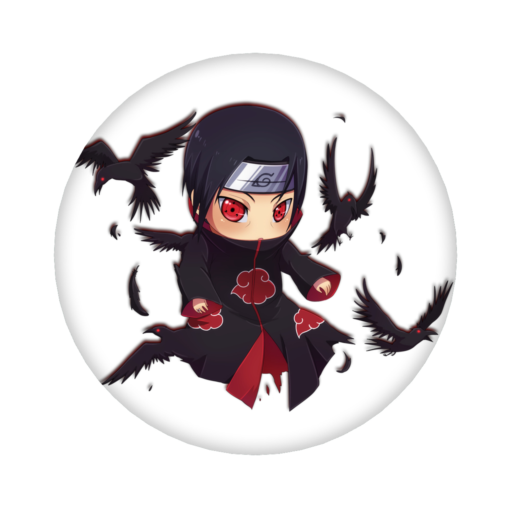 （画像用） NARUTO -ナルト- うちは イタチ Uchiha Itachi 6cm 缶バッジ 複数セット