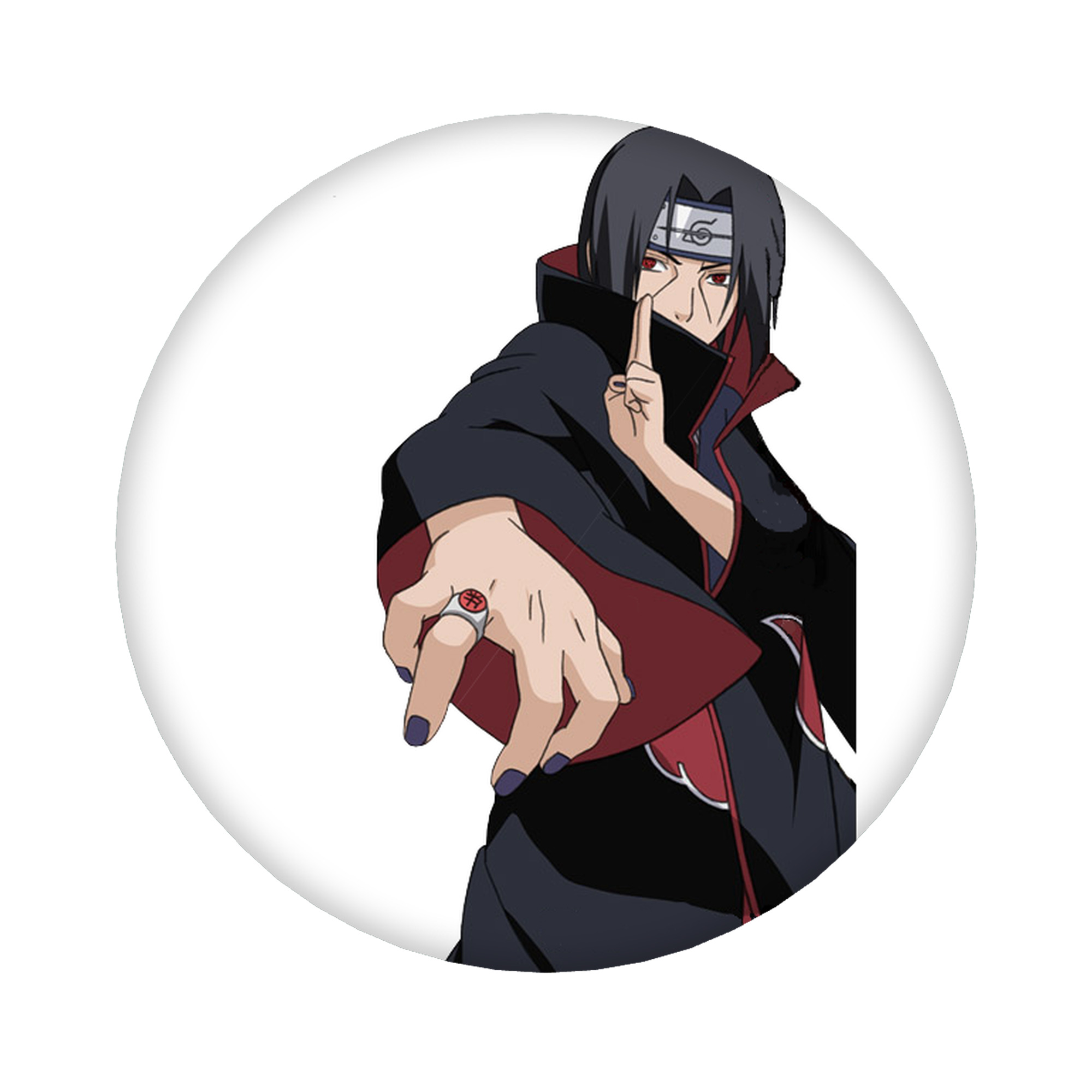 （画像用） NARUTO -ナルト- うちは イタチ Uchiha Itachi 6cm 缶バッジ 複数セット