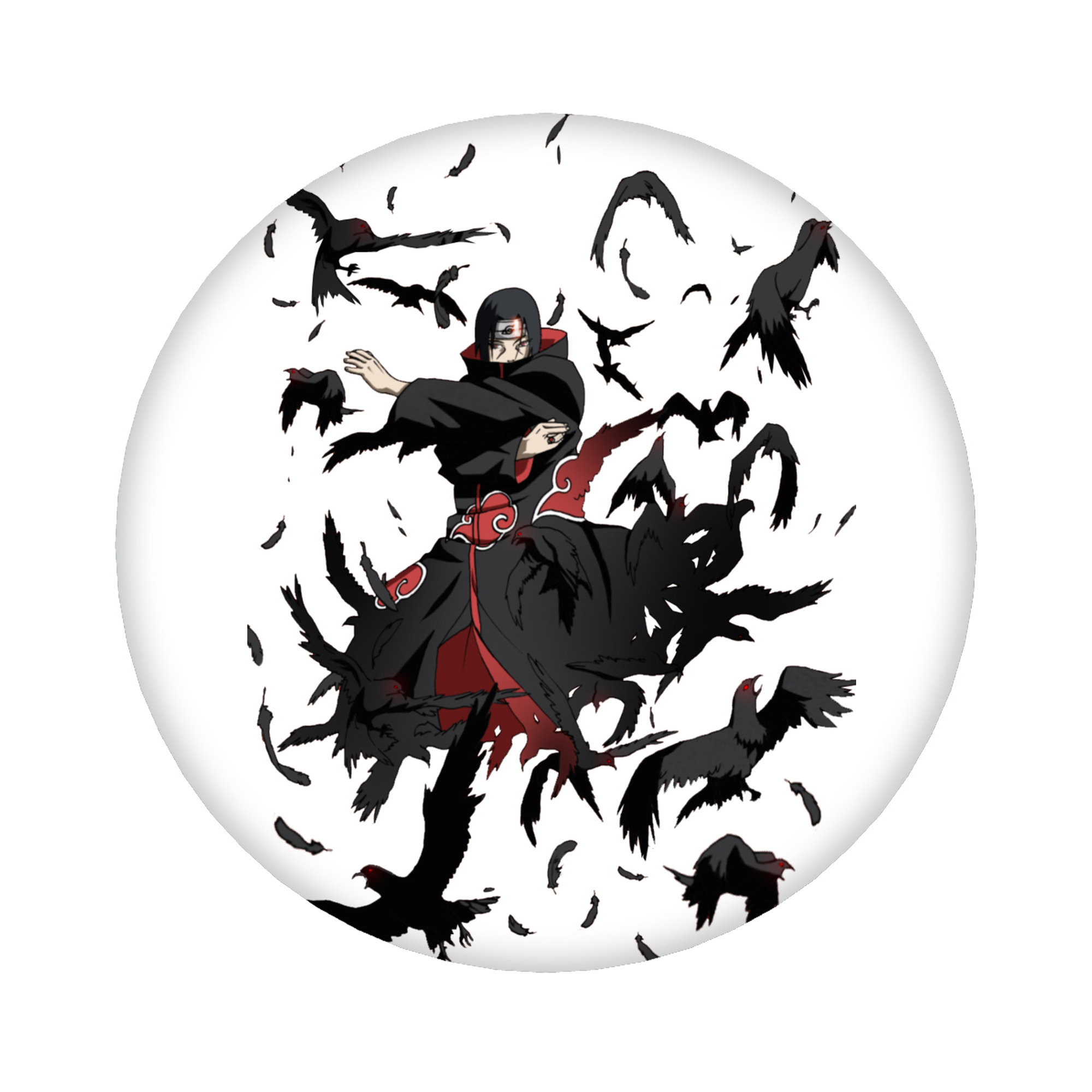 （画像用） NARUTO -ナルト- うちは イタチ Uchiha Itachi 6cm 缶バッジ 複数セット