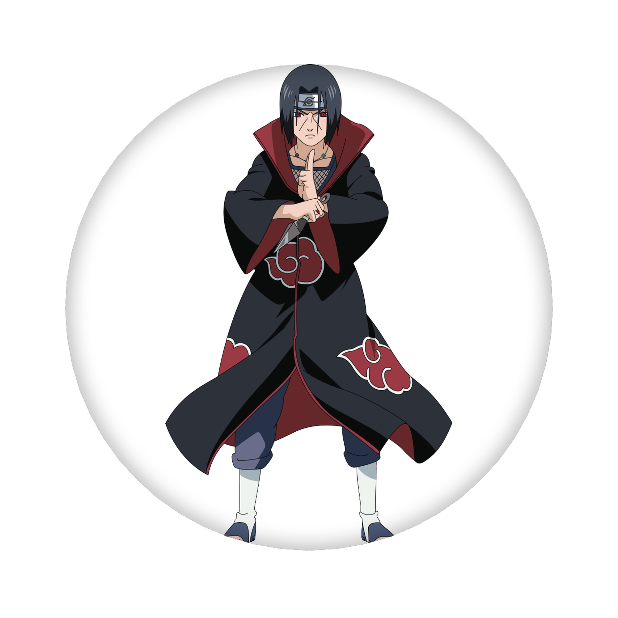 （画像用） NARUTO -ナルト- うちは イタチ Uchiha Itachi 6cm 缶バッジ 複数セット