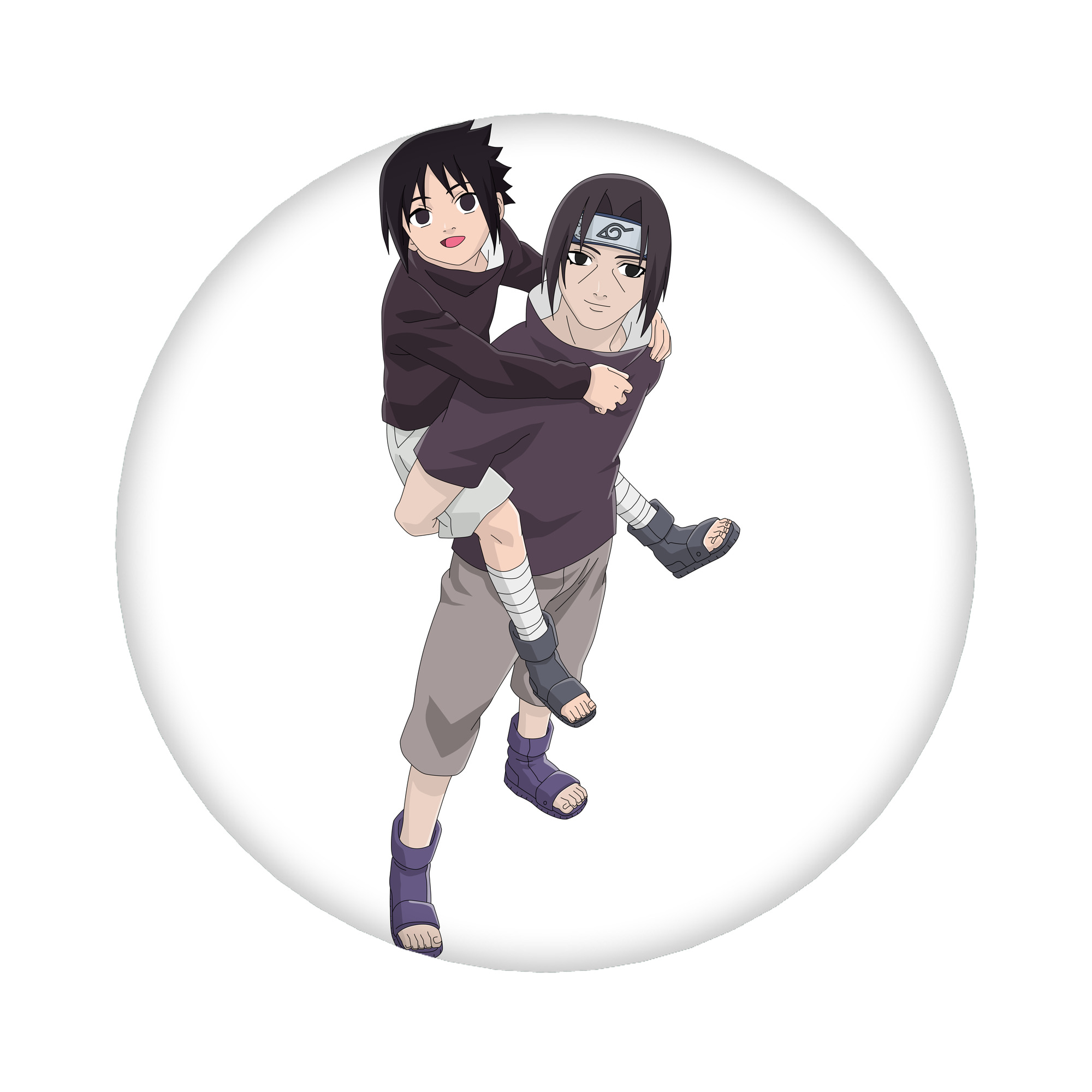 （画像用） NARUTO -ナルト- うちは イタチ Uchiha Itachi 6cm 缶バッジ 複数セット
