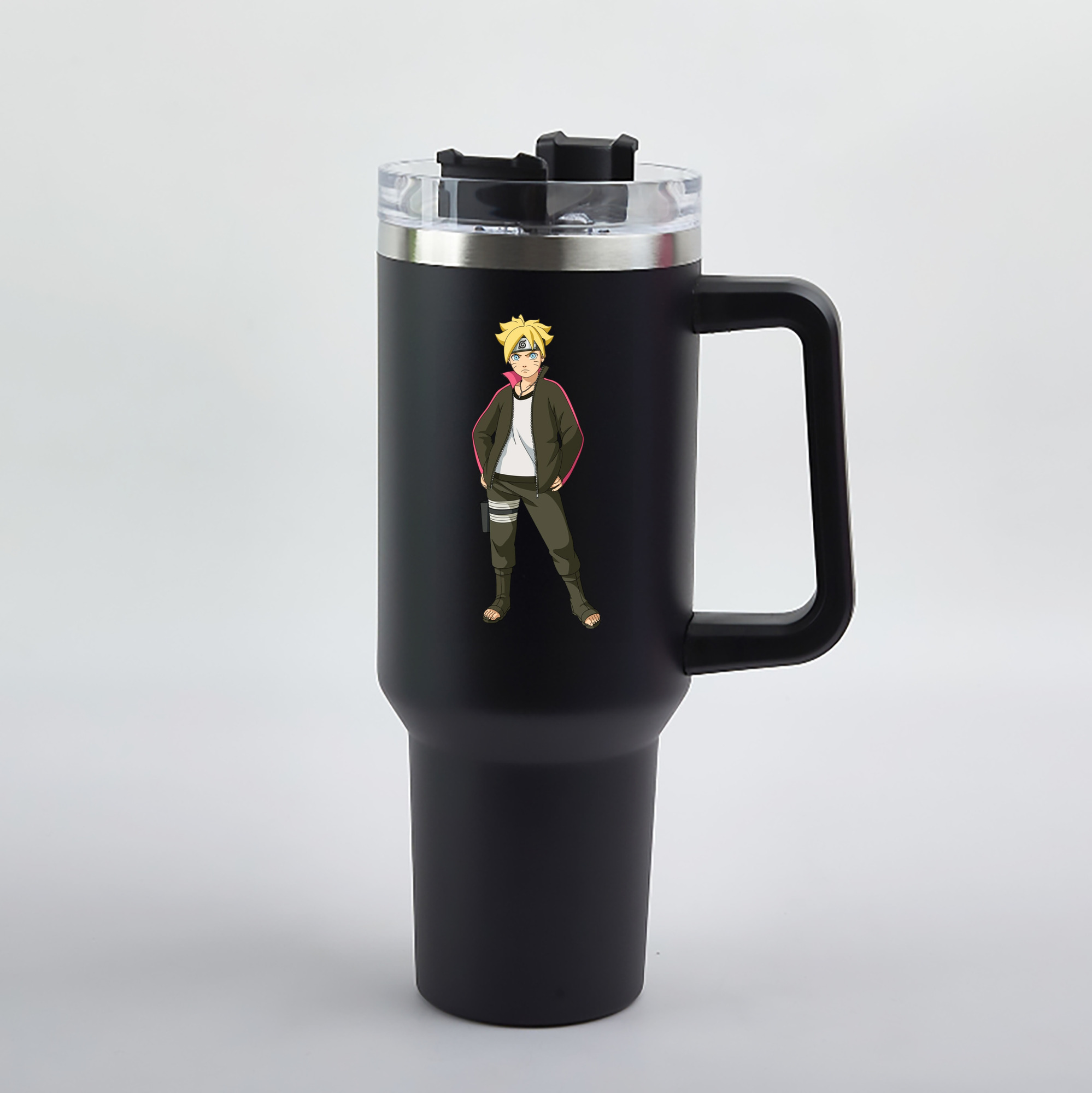 （画像用） NARUTO -ナルト- うずまき ボルト Uzumaki Boruto 1200mL車用タンブラー（カラープリント）