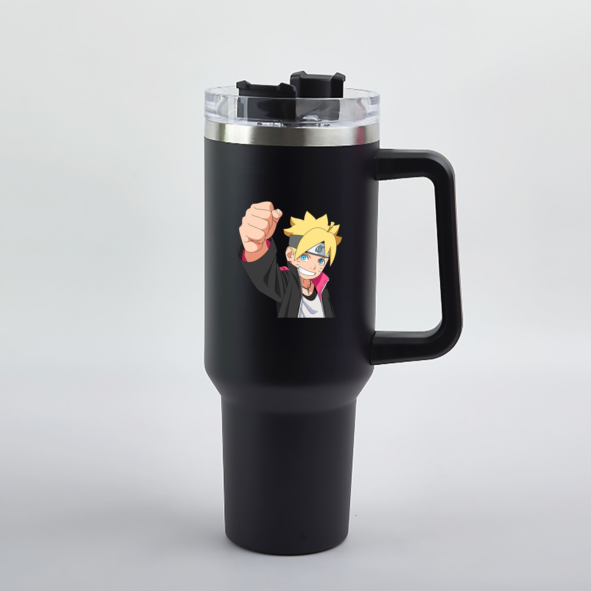 （画像用） NARUTO -ナルト- うずまき ボルト Uzumaki Boruto 1200mL車用タンブラー（カラープリント）
