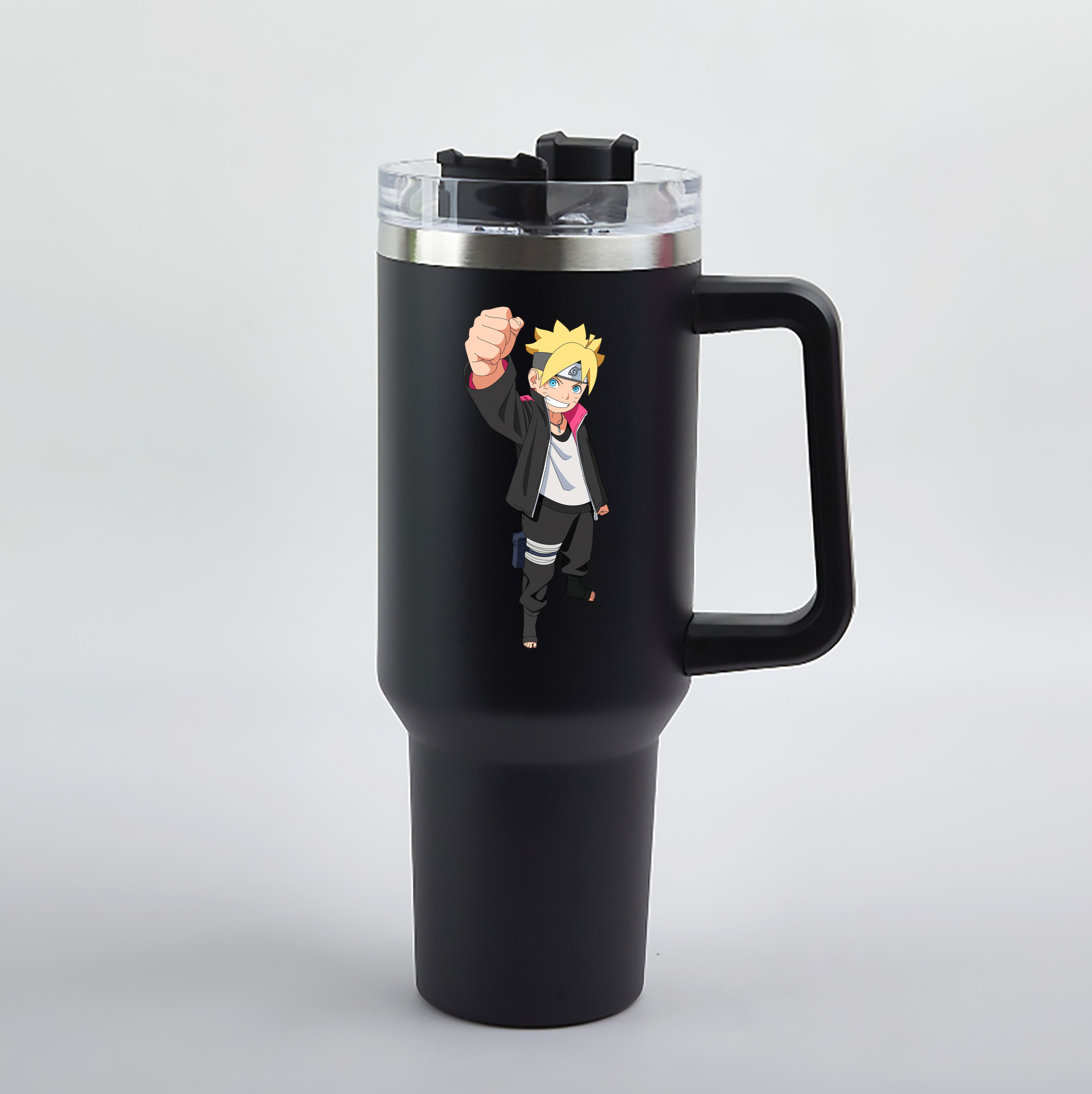 （画像用） NARUTO -ナルト- うずまき ボルト Uzumaki Boruto 1200mL車用タンブラー（カラープリント）