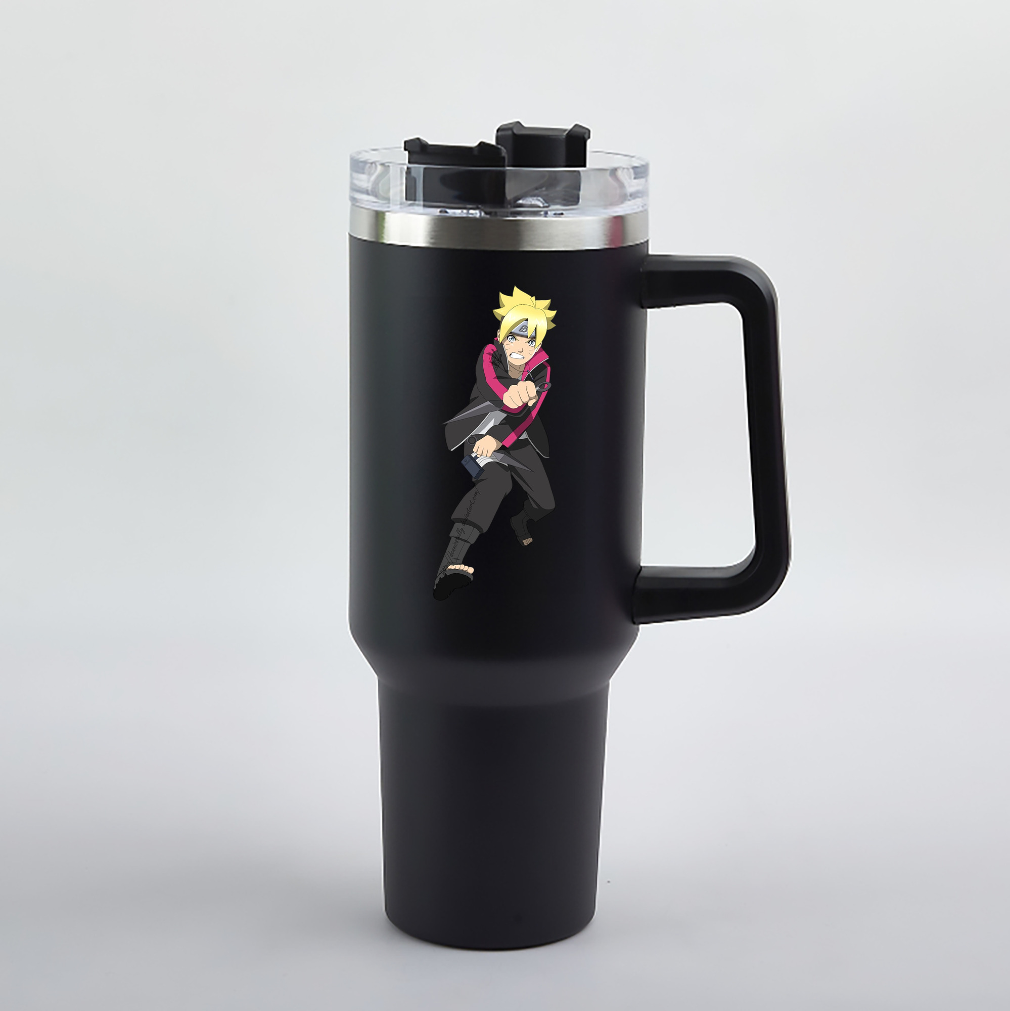 （画像用） NARUTO -ナルト- うずまき ボルト Uzumaki Boruto 1200mL車用タンブラー（カラープリント）