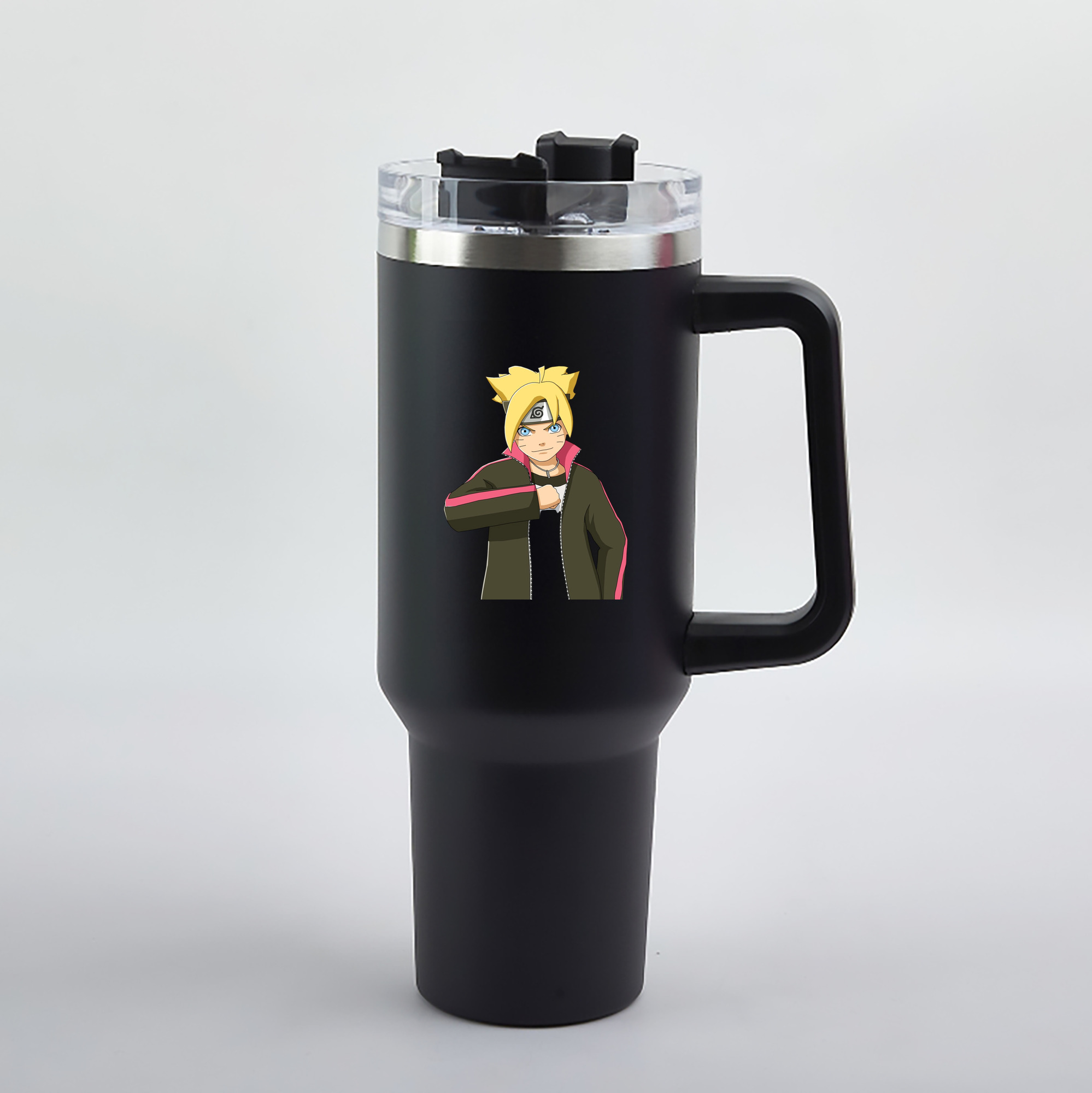 （画像用） NARUTO -ナルト- うずまき ボルト Uzumaki Boruto 1200mL車用タンブラー（カラープリント）
