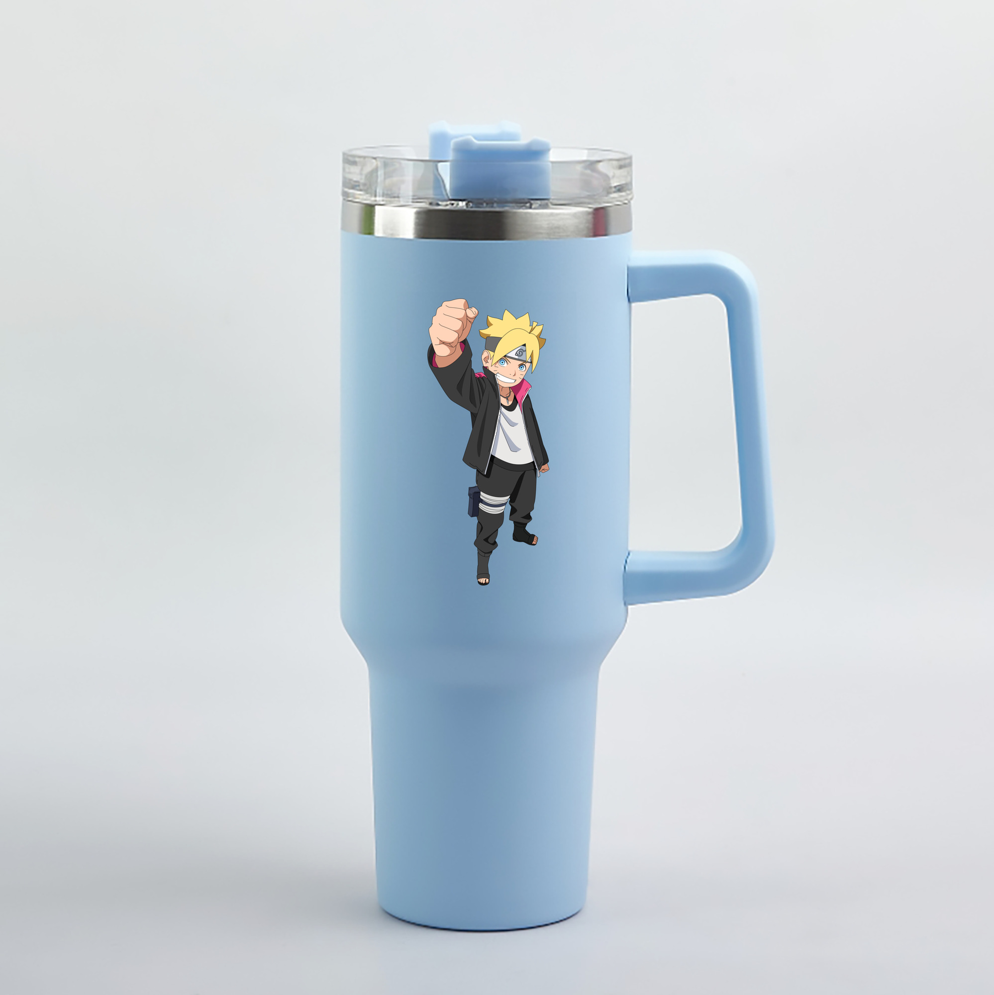 （画像用） NARUTO -ナルト- うずまき ボルト Uzumaki Boruto 1200mL車用タンブラー（カラープリント）