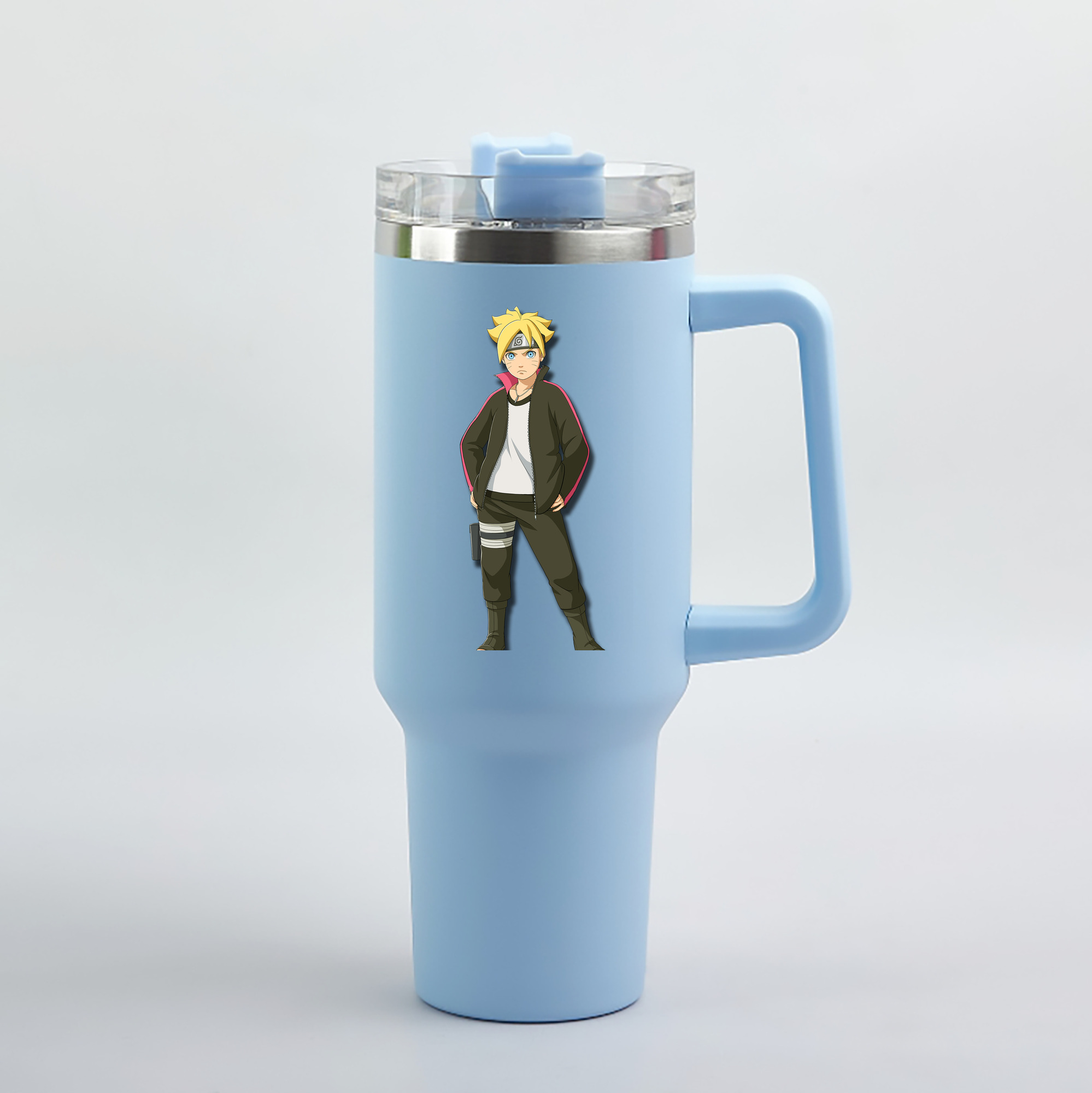 （画像用） NARUTO -ナルト- うずまき ボルト Uzumaki Boruto 1200mL車用タンブラー（カラープリント）