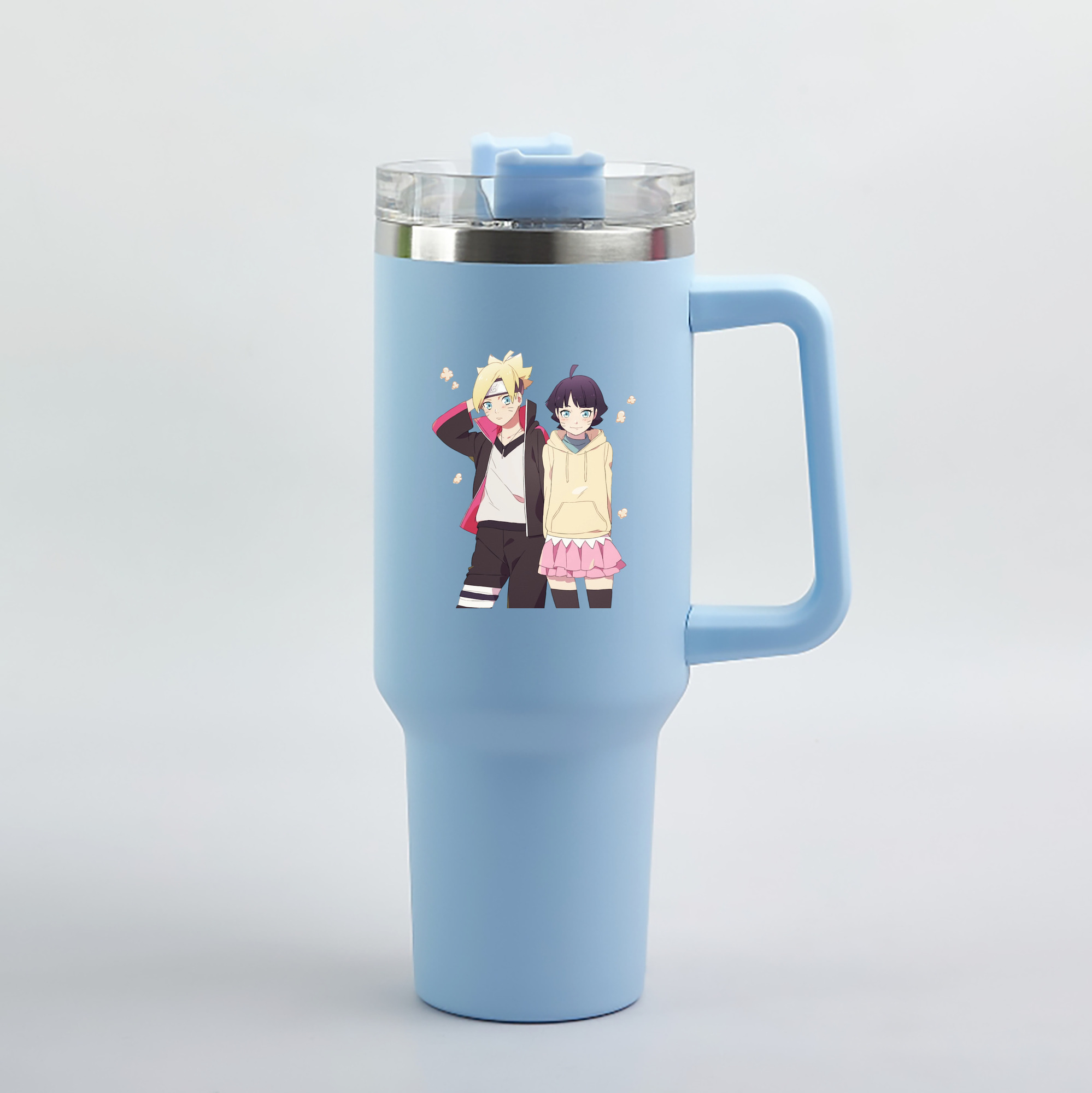 （画像用） NARUTO -ナルト- うずまき ボルト Uzumaki Boruto 1200mL車用タンブラー（カラープリント）