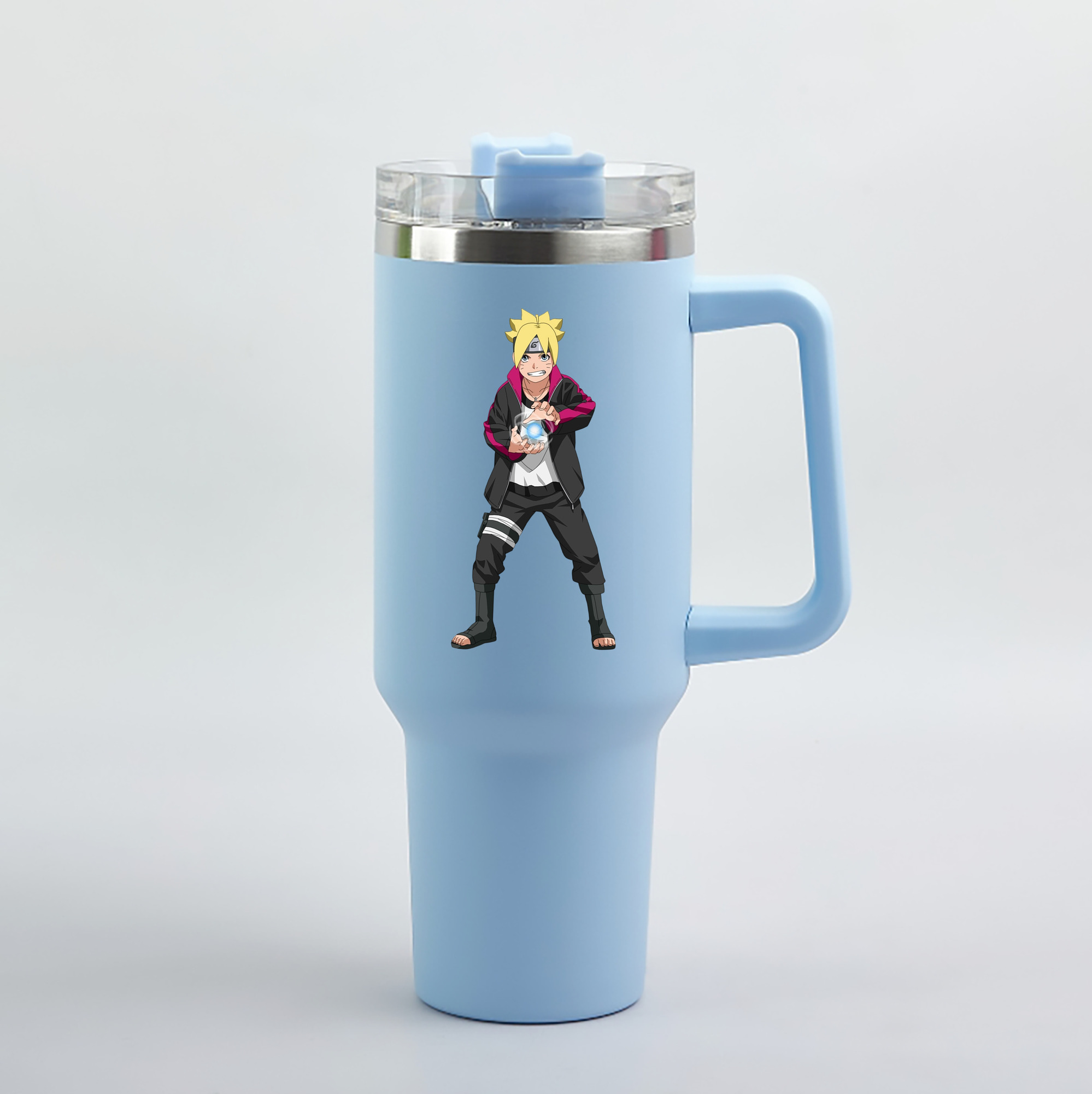（画像用） NARUTO -ナルト- うずまき ボルト Uzumaki Boruto 1200mL車用タンブラー（カラープリント）