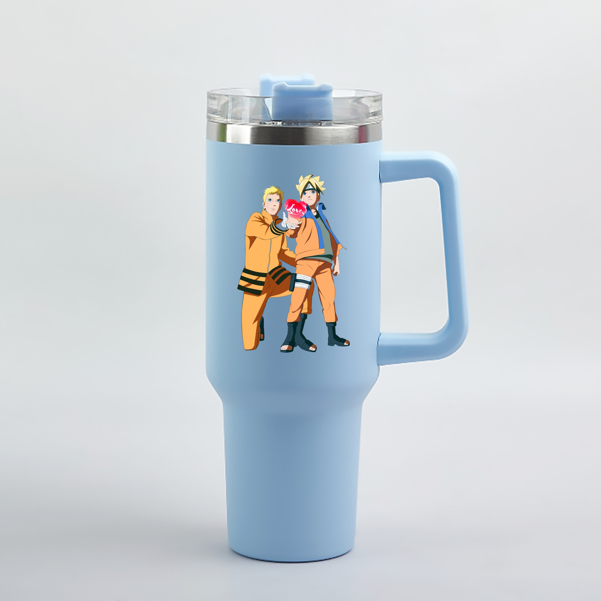 （画像用） NARUTO -ナルト- うずまき ボルト Uzumaki Boruto 1200mL車用タンブラー（カラープリント）
