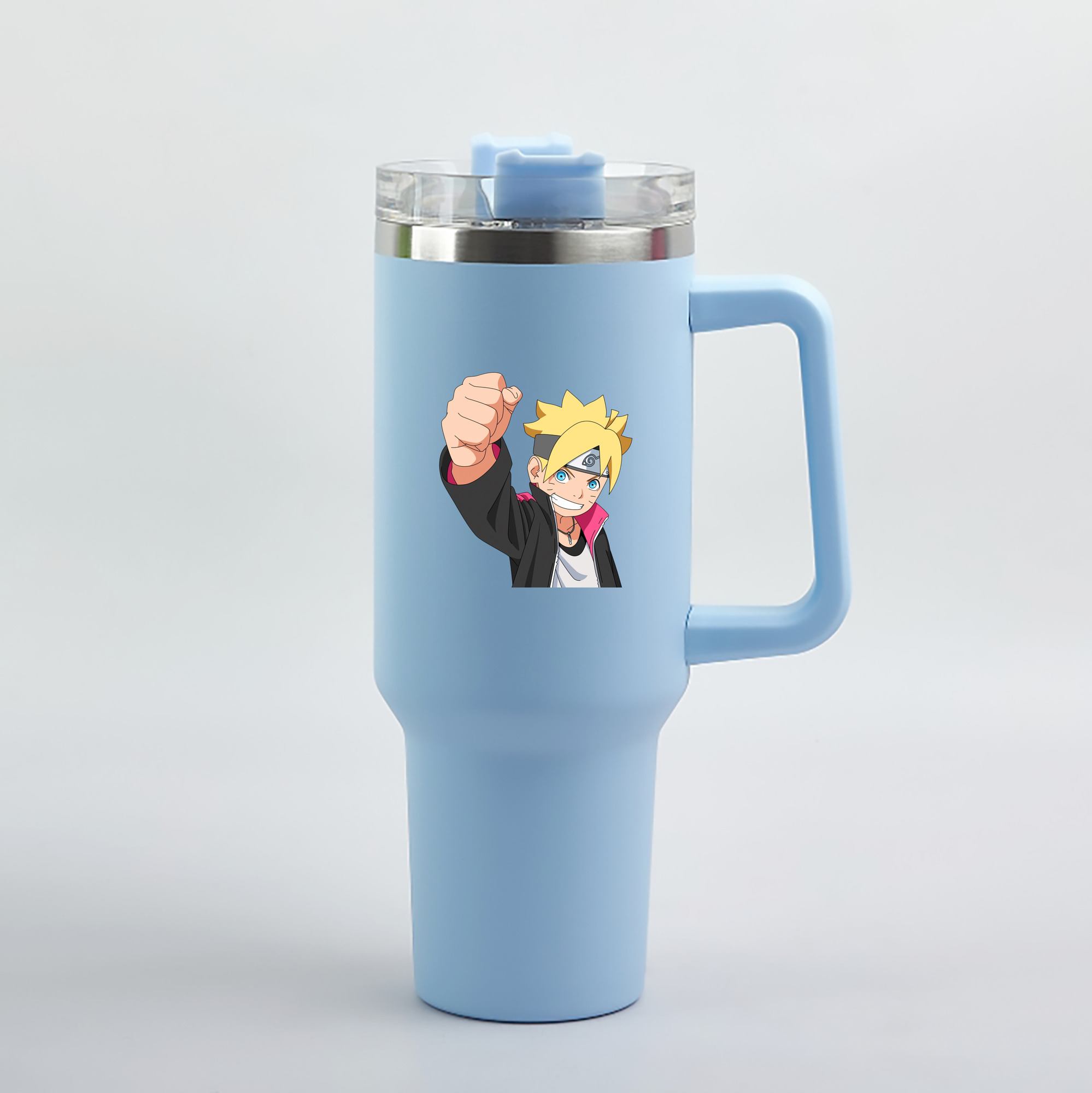 （画像用） NARUTO -ナルト- うずまき ボルト Uzumaki Boruto 1200mL車用タンブラー（カラープリント）