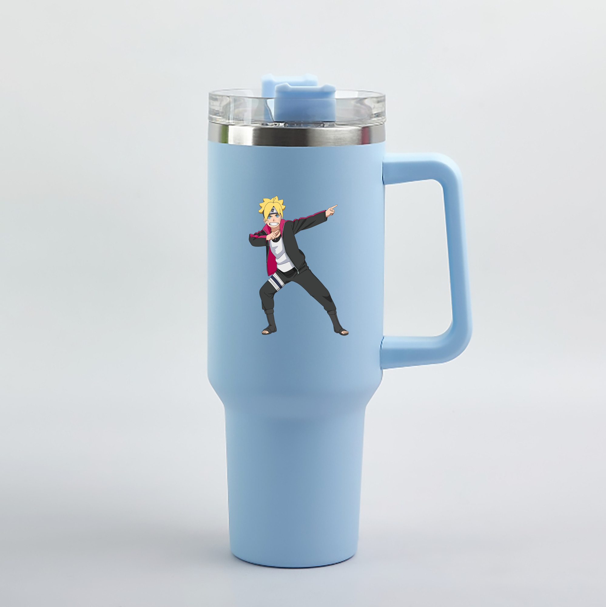 （画像用） NARUTO -ナルト- うずまき ボルト Uzumaki Boruto 1200mL車用タンブラー（カラープリント）