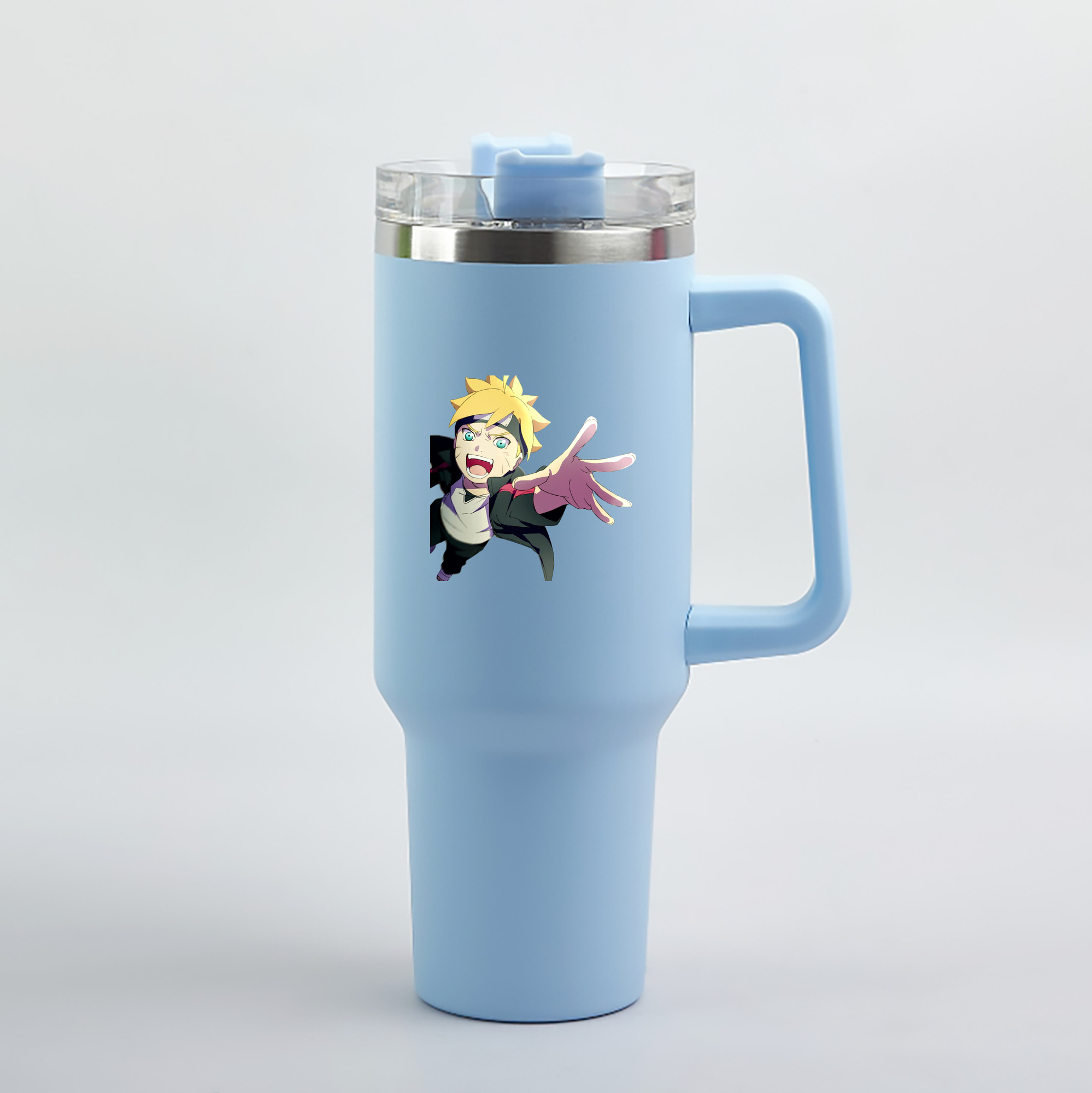 （画像用） NARUTO -ナルト- うずまき ボルト Uzumaki Boruto 1200mL車用タンブラー（カラープリント）