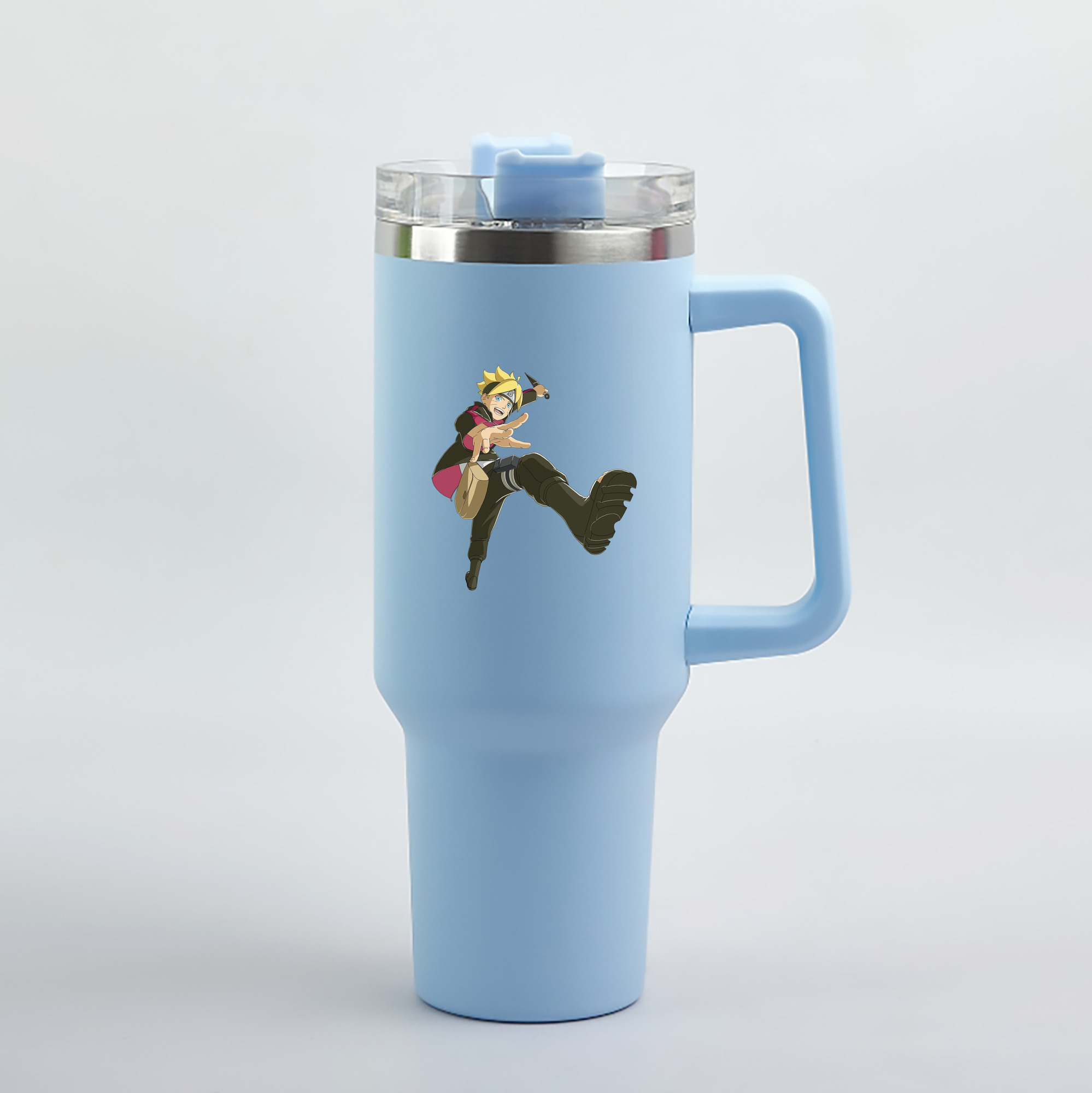 （画像用） NARUTO -ナルト- うずまき ボルト Uzumaki Boruto 1200mL車用タンブラー（カラープリント）