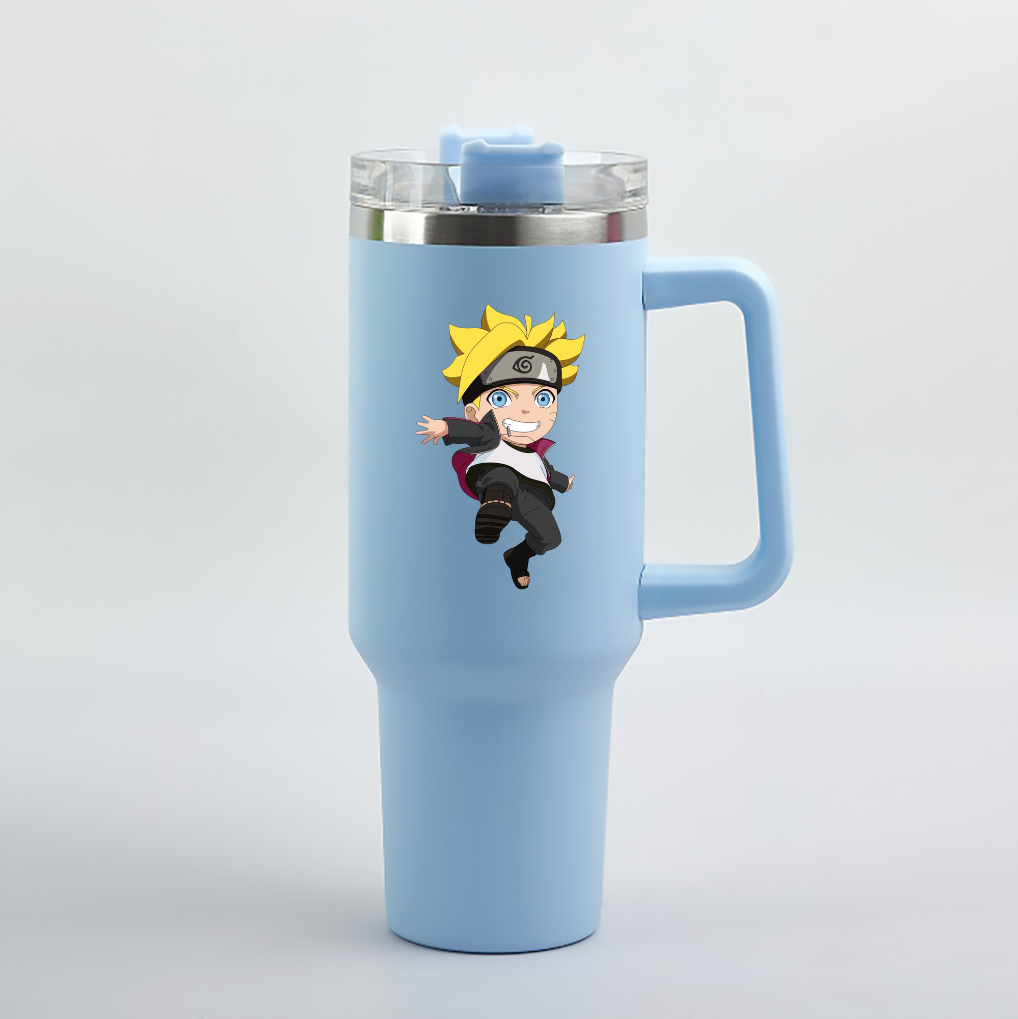 （画像用） NARUTO -ナルト- うずまき ボルト Uzumaki Boruto 1200mL車用タンブラー（カラープリント）