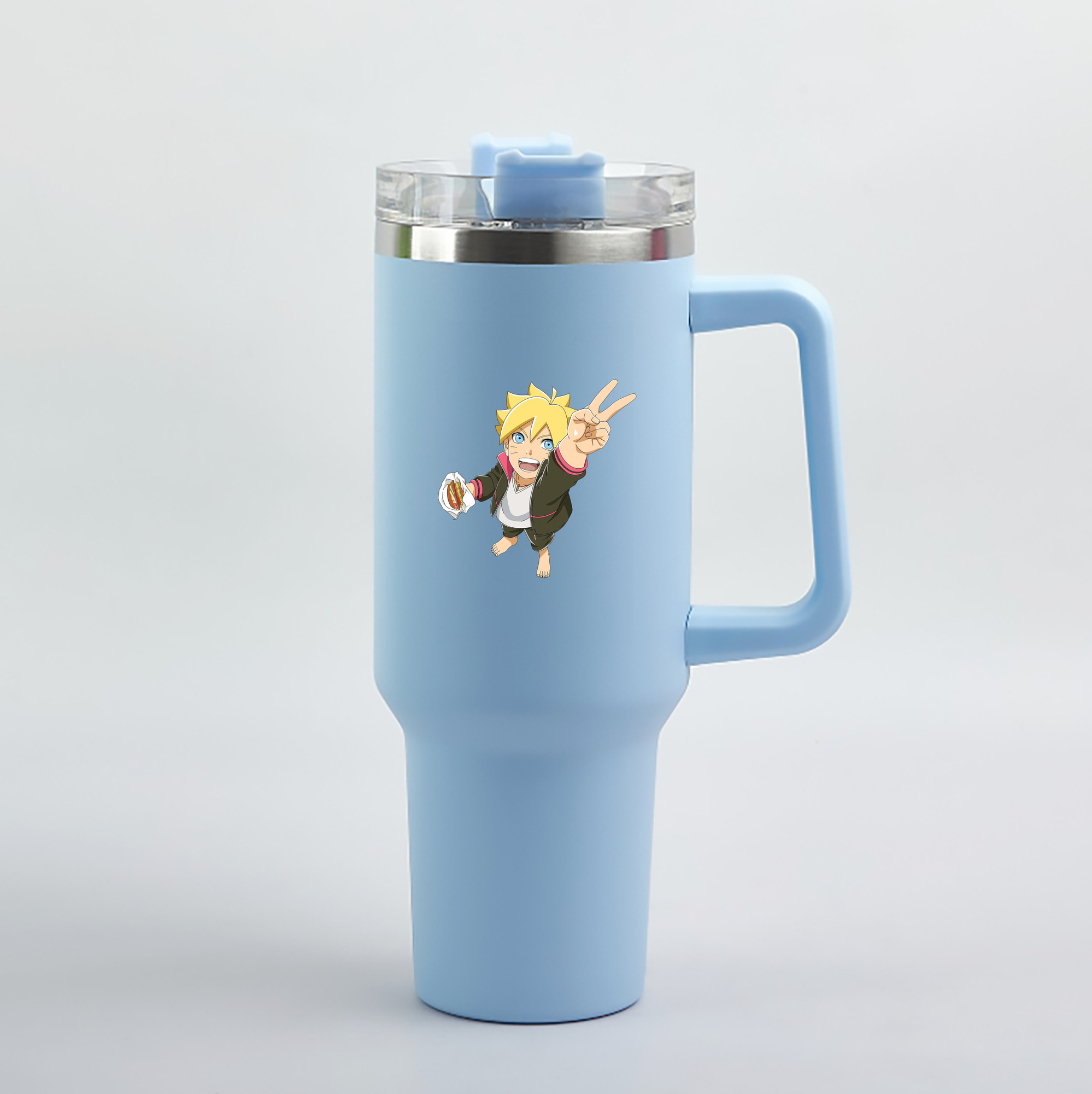 （画像用） NARUTO -ナルト- うずまき ボルト Uzumaki Boruto 1200mL車用タンブラー（カラープリント）