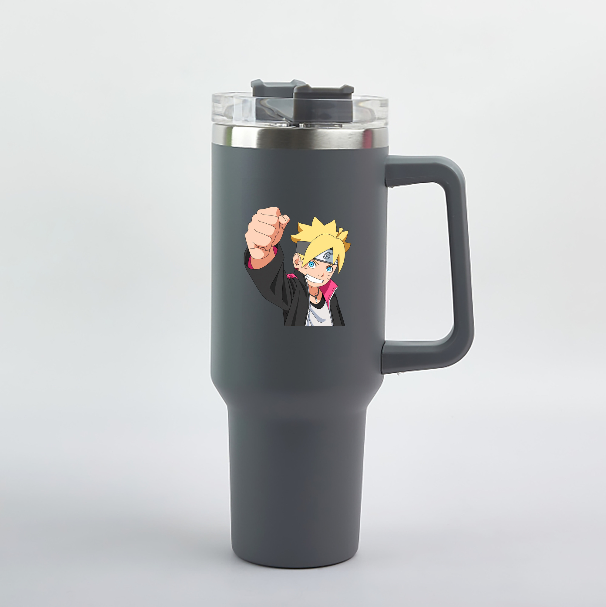 （画像用） NARUTO -ナルト- うずまき ボルト Uzumaki Boruto 1200mL車用タンブラー（カラープリント）