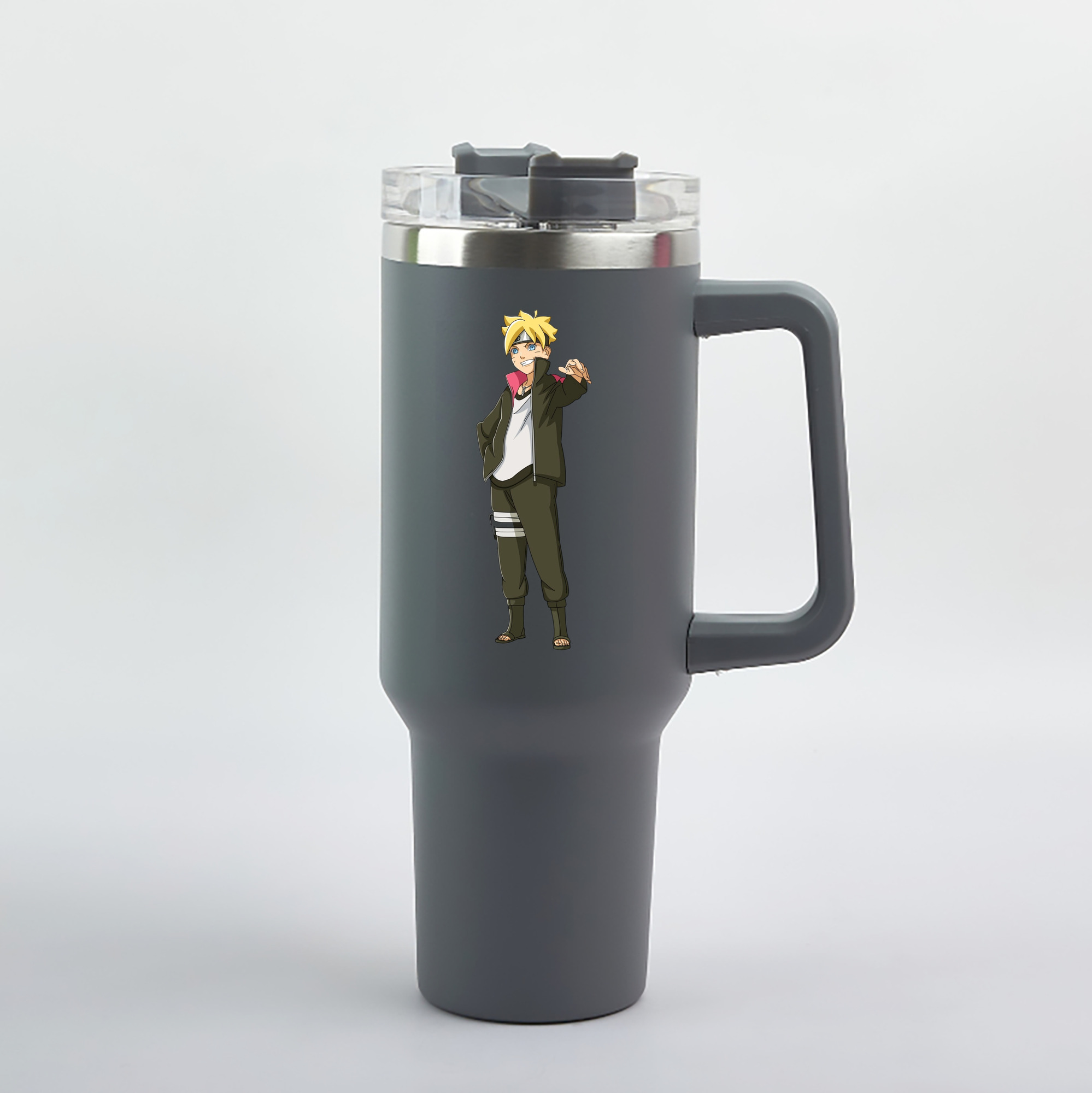（画像用） NARUTO -ナルト- うずまき ボルト Uzumaki Boruto 1200mL車用タンブラー（カラープリント）