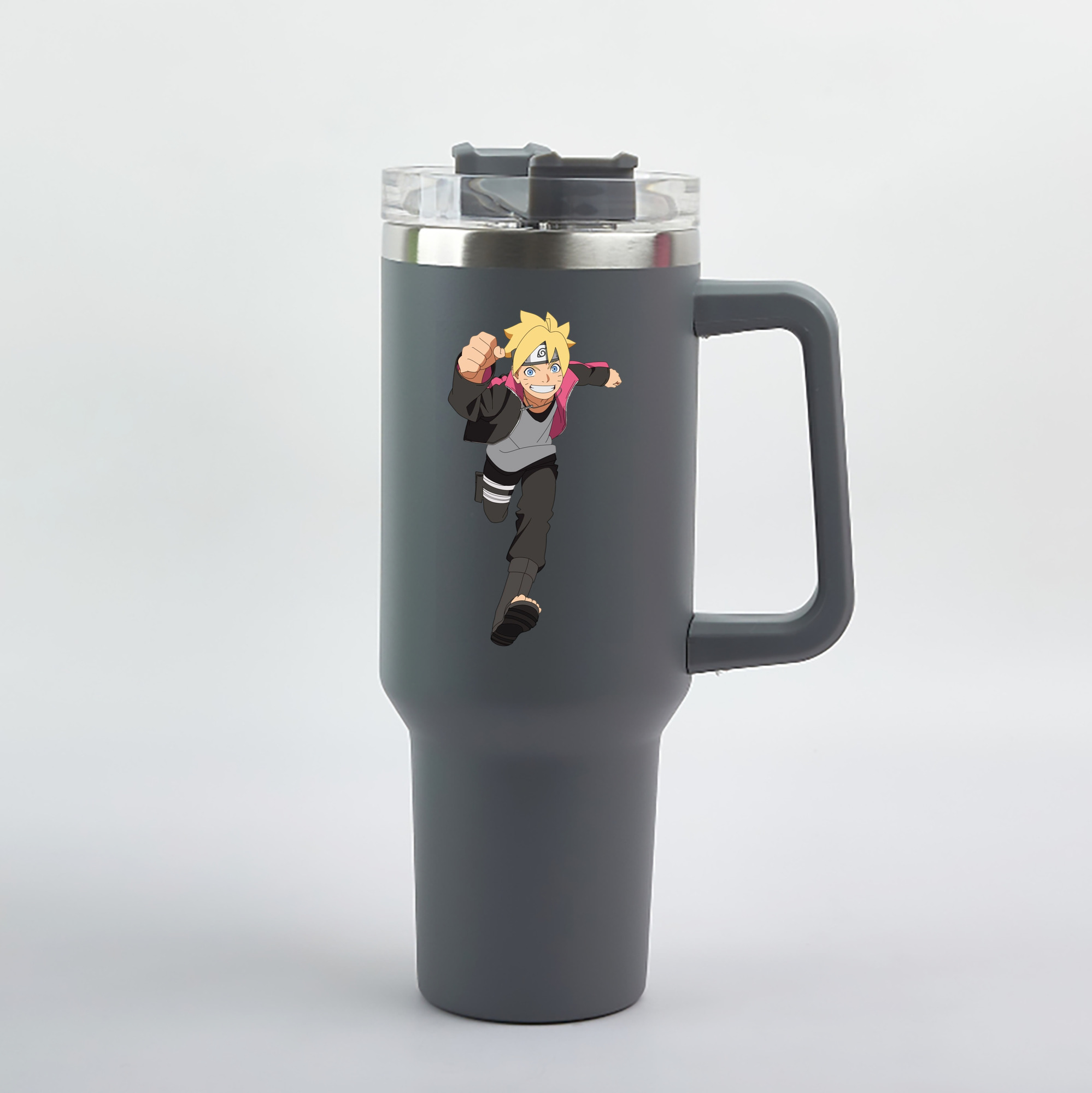 （画像用） NARUTO -ナルト- うずまき ボルト Uzumaki Boruto 1200mL車用タンブラー（カラープリント）