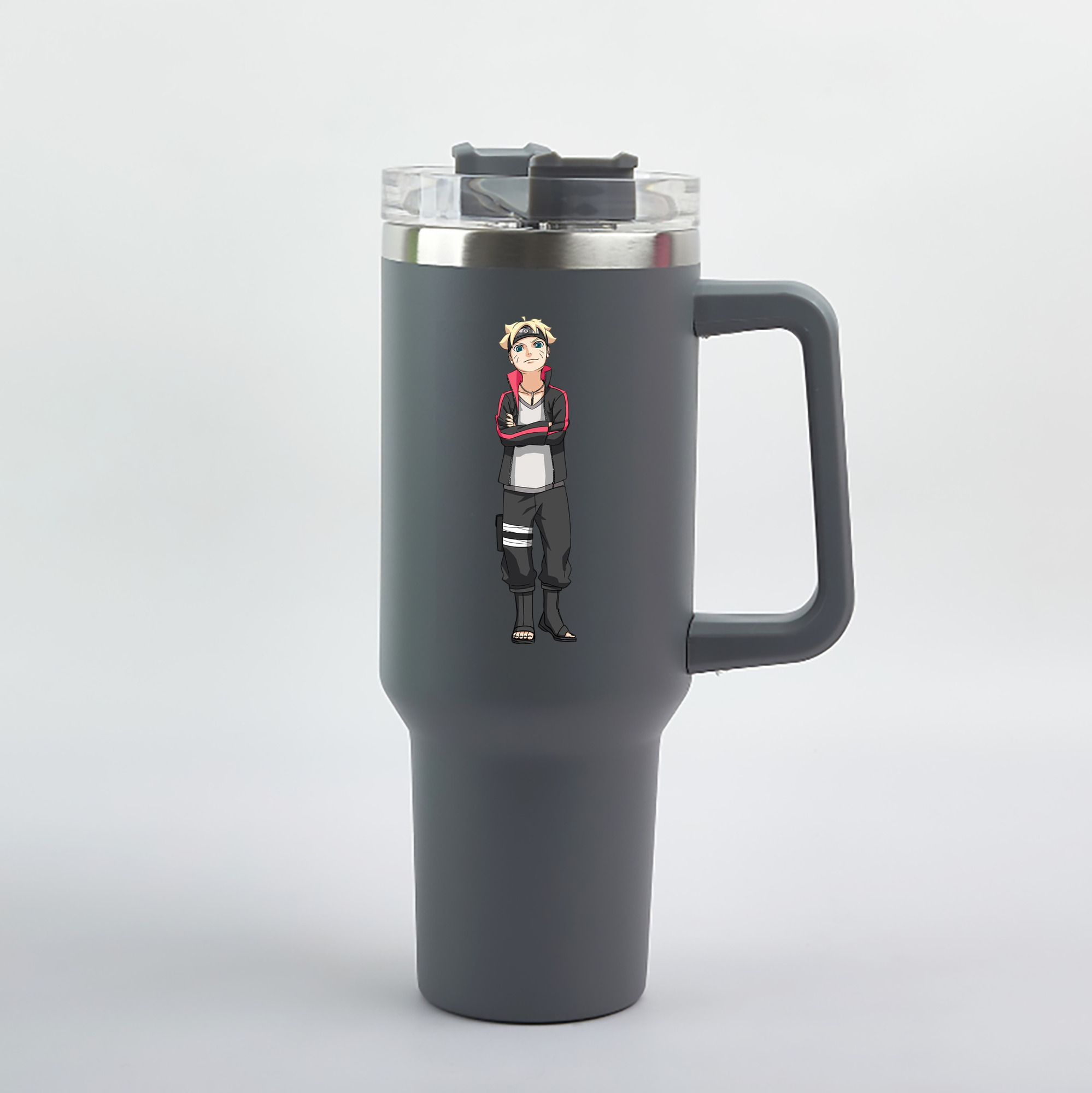 （画像用） NARUTO -ナルト- うずまき ボルト Uzumaki Boruto 1200mL車用タンブラー（カラープリント）