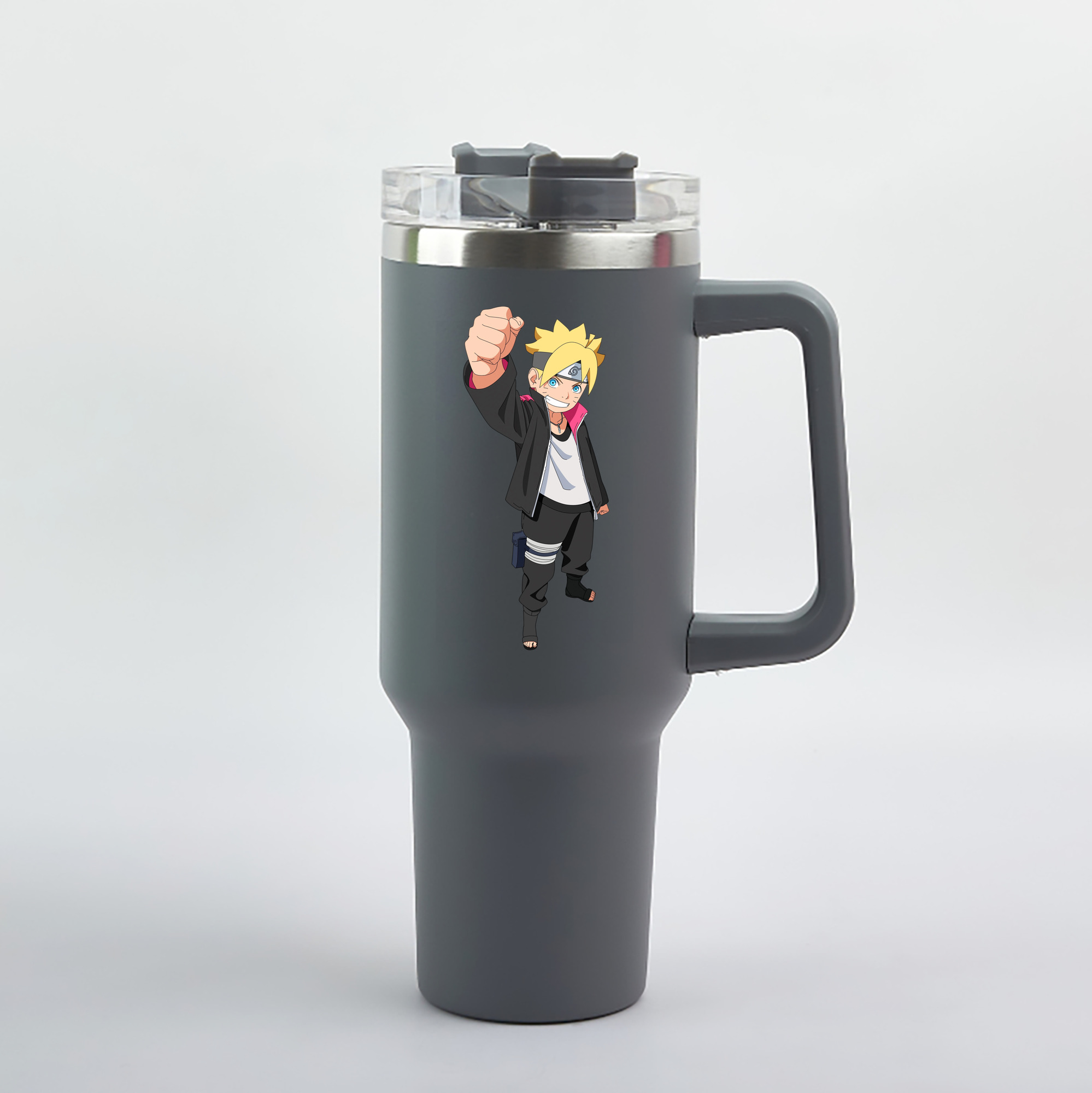 （画像用） NARUTO -ナルト- うずまき ボルト Uzumaki Boruto 1200mL車用タンブラー（カラープリント）