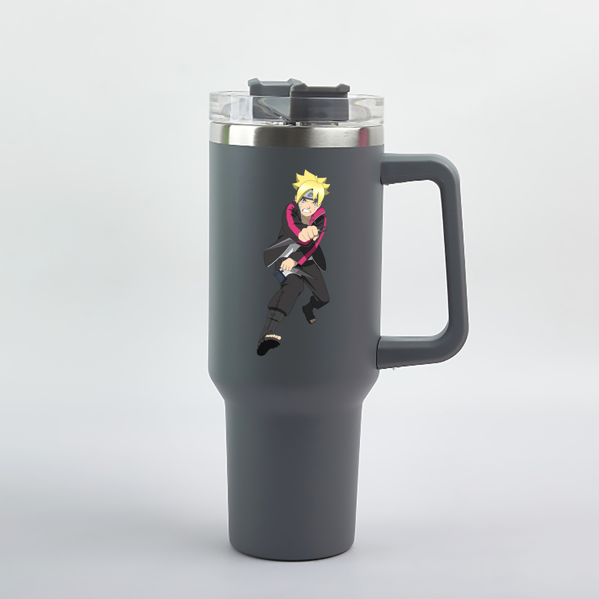 （画像用） NARUTO -ナルト- うずまき ボルト Uzumaki Boruto 1200mL車用タンブラー（カラープリント）