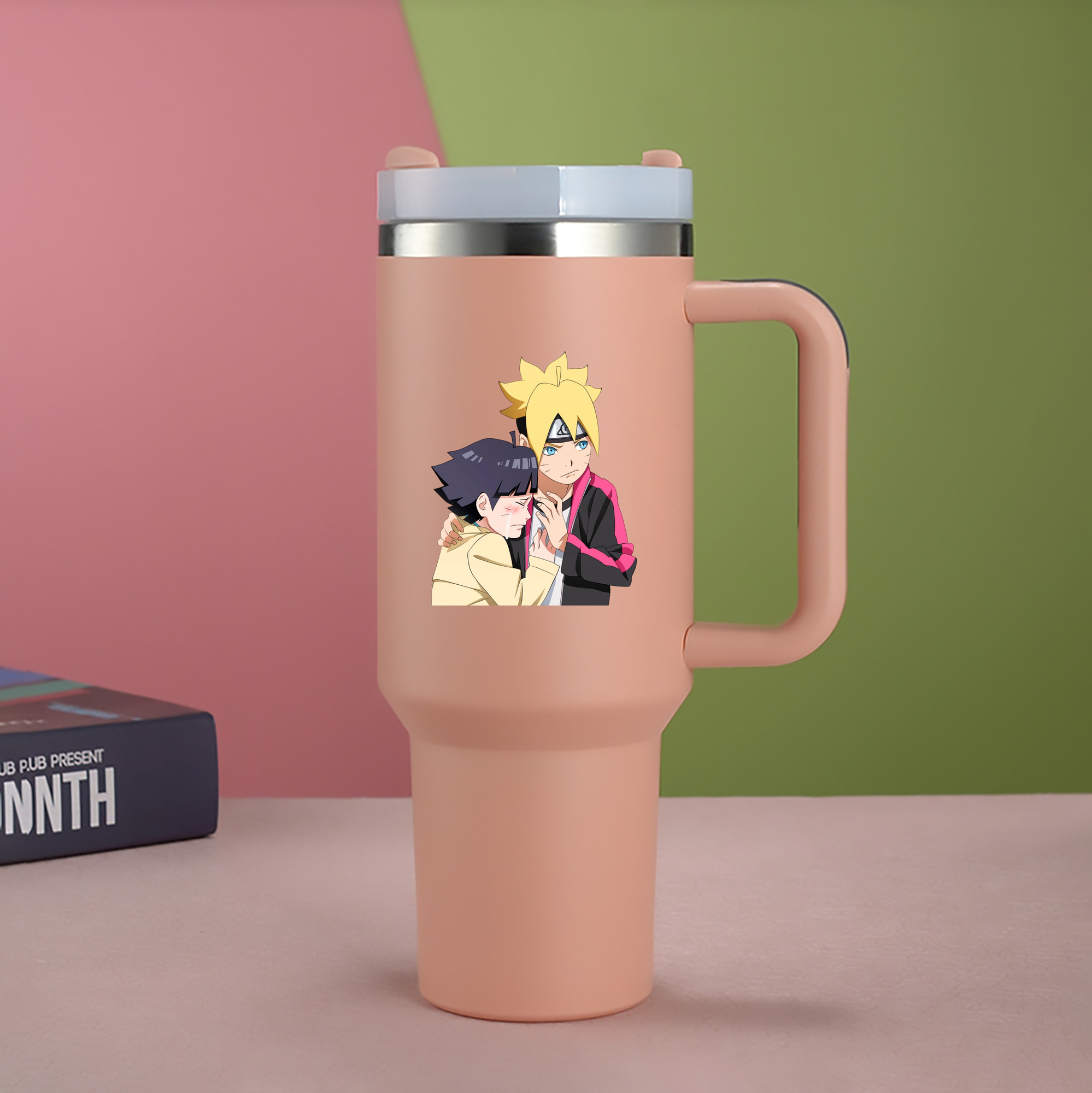 （画像用） NARUTO -ナルト- うずまき ボルト Uzumaki Boruto 1200mL車用タンブラー（カラープリント）
