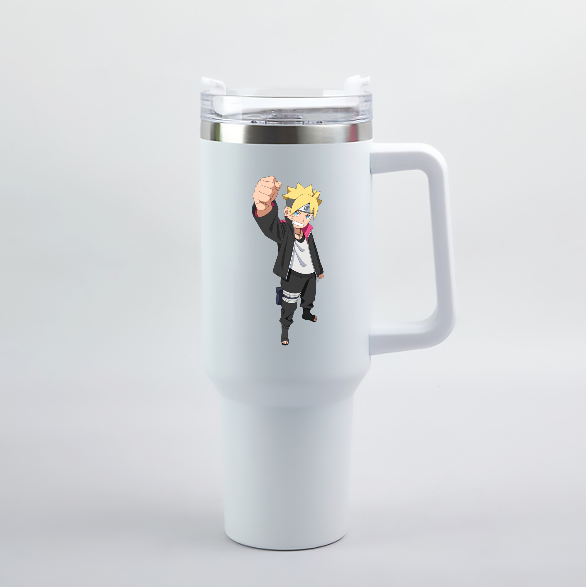 （画像用） NARUTO -ナルト- うずまき ボルト Uzumaki Boruto 1200mL車用タンブラー（カラープリント）