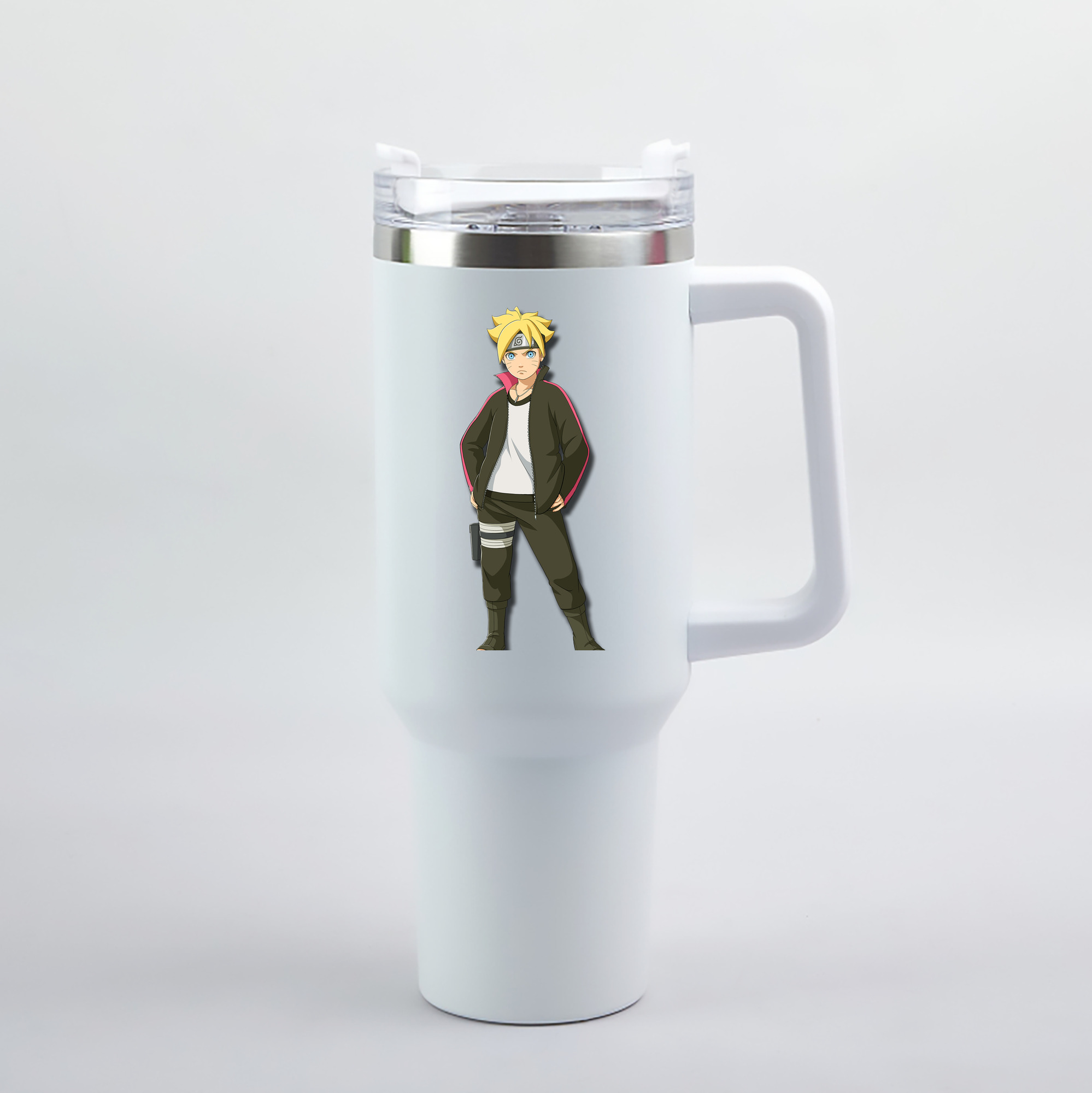（画像用） NARUTO -ナルト- うずまき ボルト Uzumaki Boruto 1200mL車用タンブラー（カラープリント）