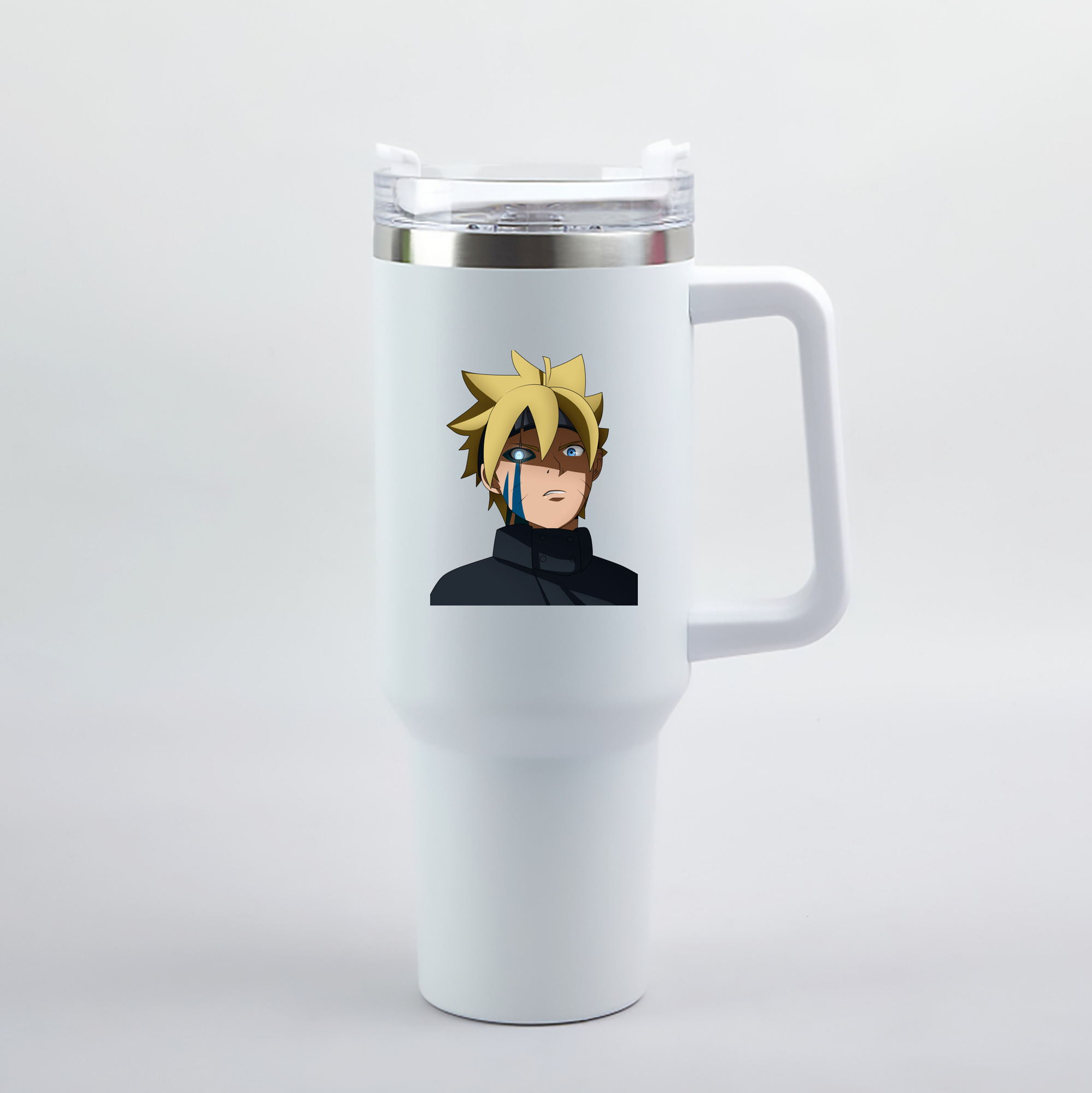 （画像用） NARUTO -ナルト- うずまき ボルト Uzumaki Boruto 1200mL車用タンブラー（カラープリント）