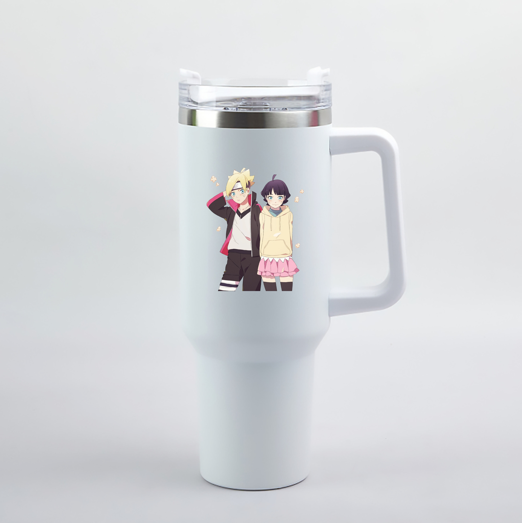 （画像用） NARUTO -ナルト- うずまき ボルト Uzumaki Boruto 1200mL車用タンブラー（カラープリント）