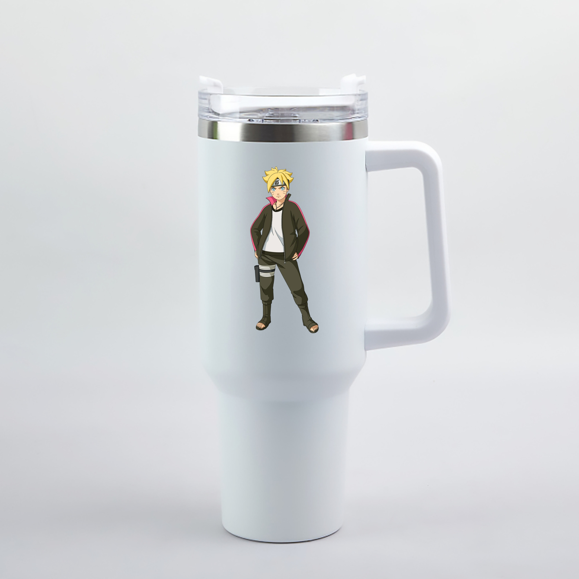 （画像用） NARUTO -ナルト- うずまき ボルト Uzumaki Boruto 1200mL車用タンブラー（カラープリント）