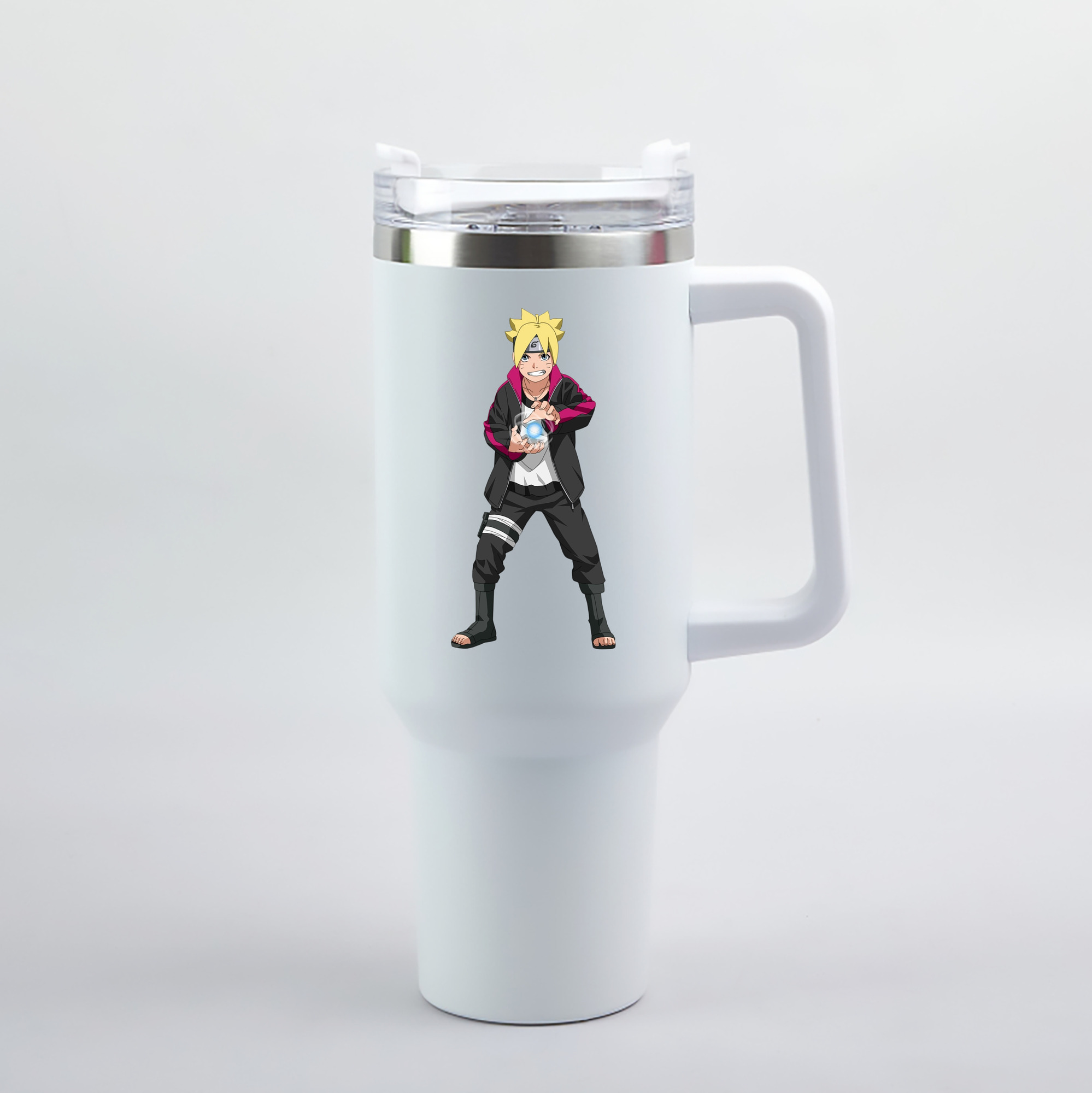 （画像用） NARUTO -ナルト- うずまき ボルト Uzumaki Boruto 1200mL車用タンブラー（カラープリント）