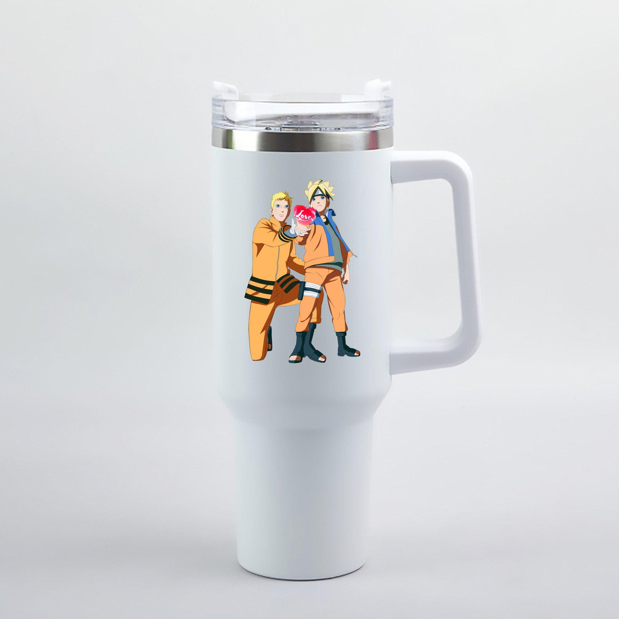 （画像用） NARUTO -ナルト- うずまき ボルト Uzumaki Boruto 1200mL車用タンブラー（カラープリント）