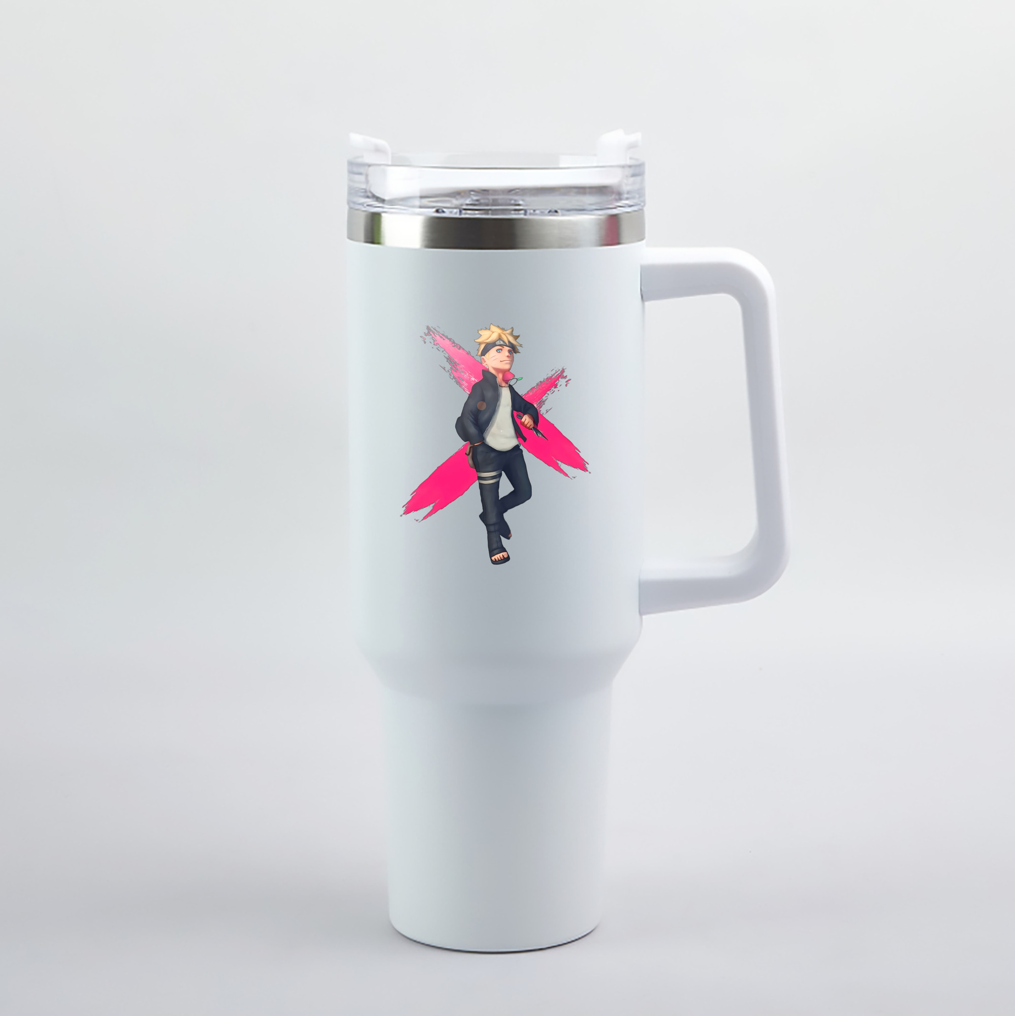 （画像用） NARUTO -ナルト- うずまき ボルト Uzumaki Boruto 1200mL車用タンブラー（カラープリント）